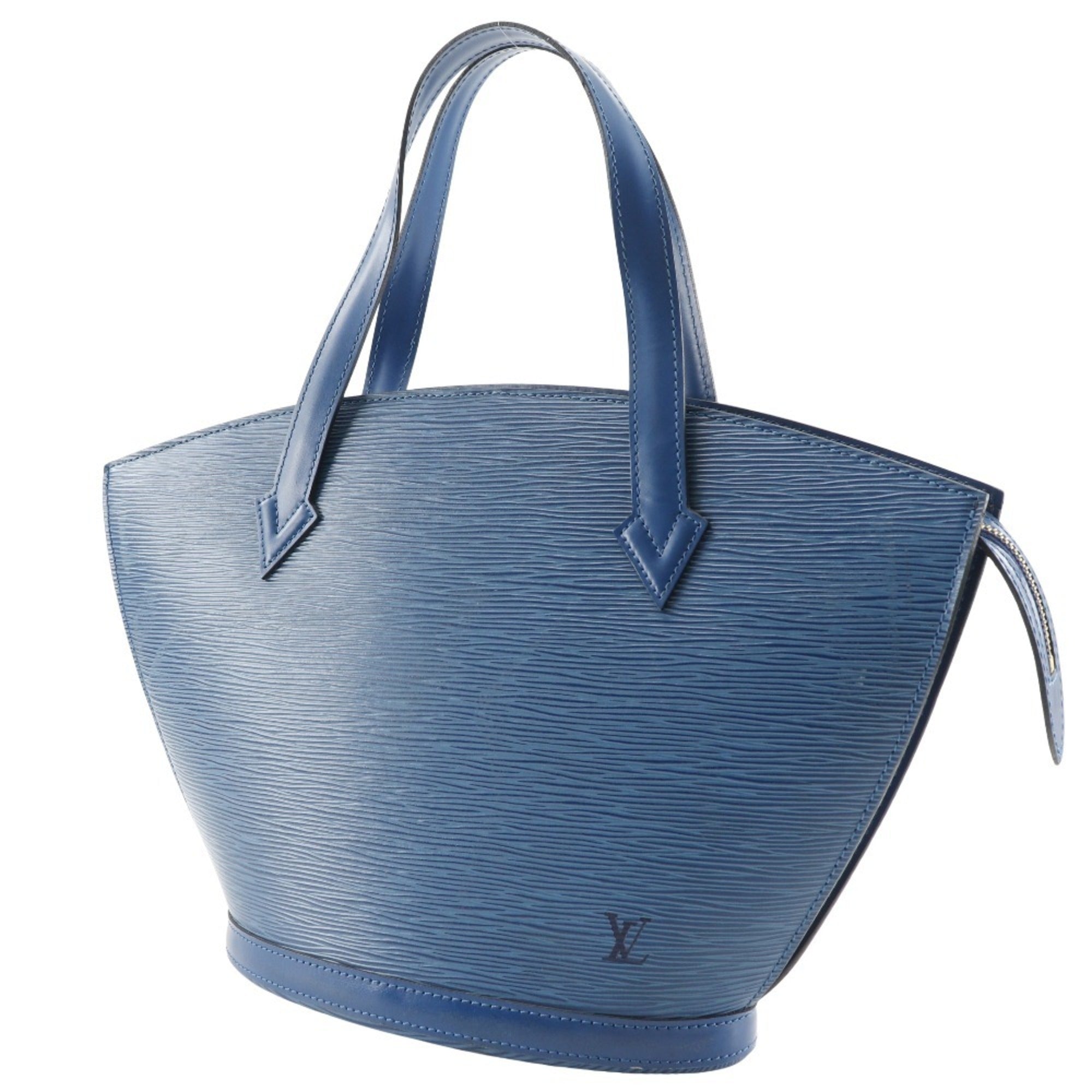 Louis Vuitton Epi Blue Toledo Blue Epi Leather Handbag (Pre-Owned)