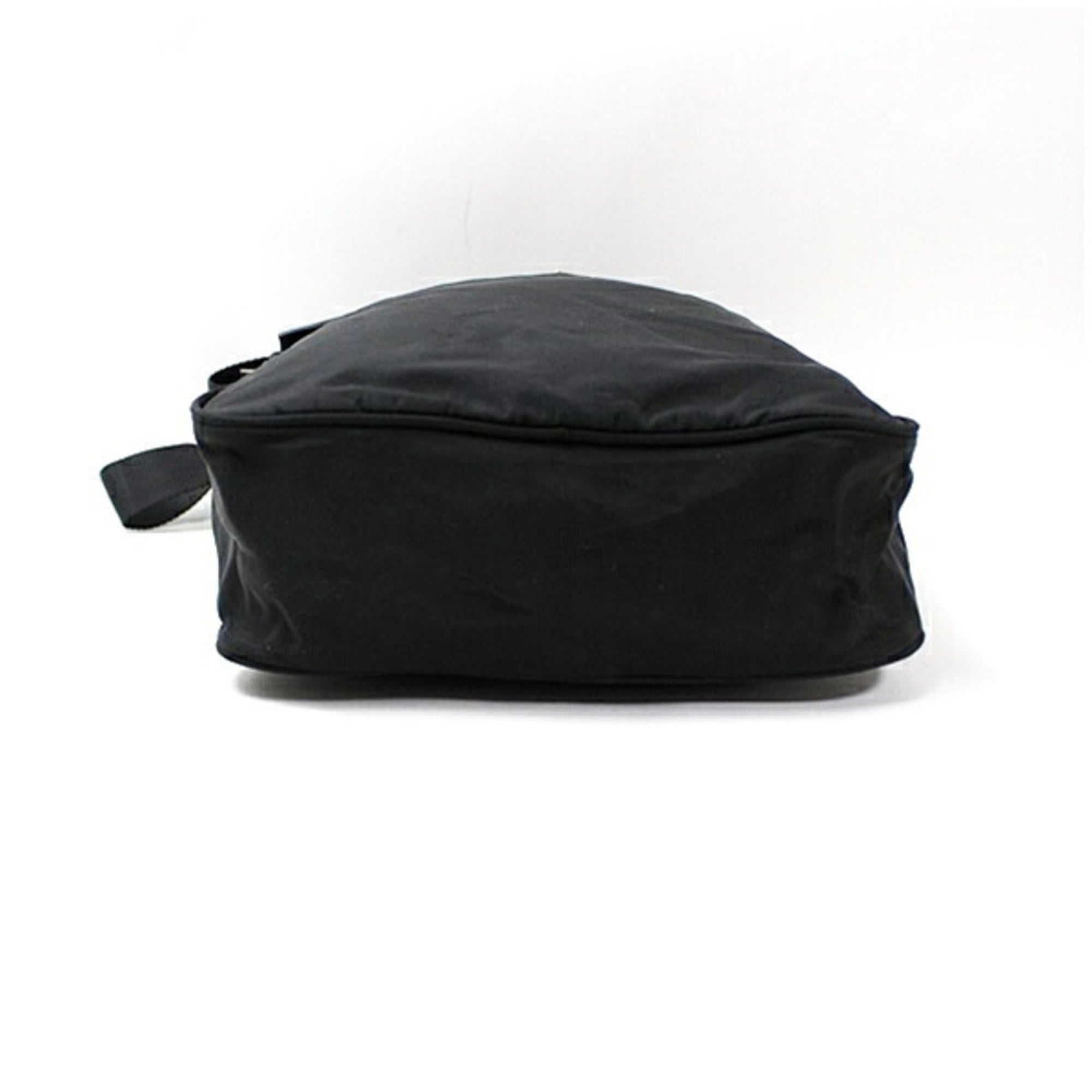 Prada Black White Nylon Shoulder Bag (Pre-Owned)