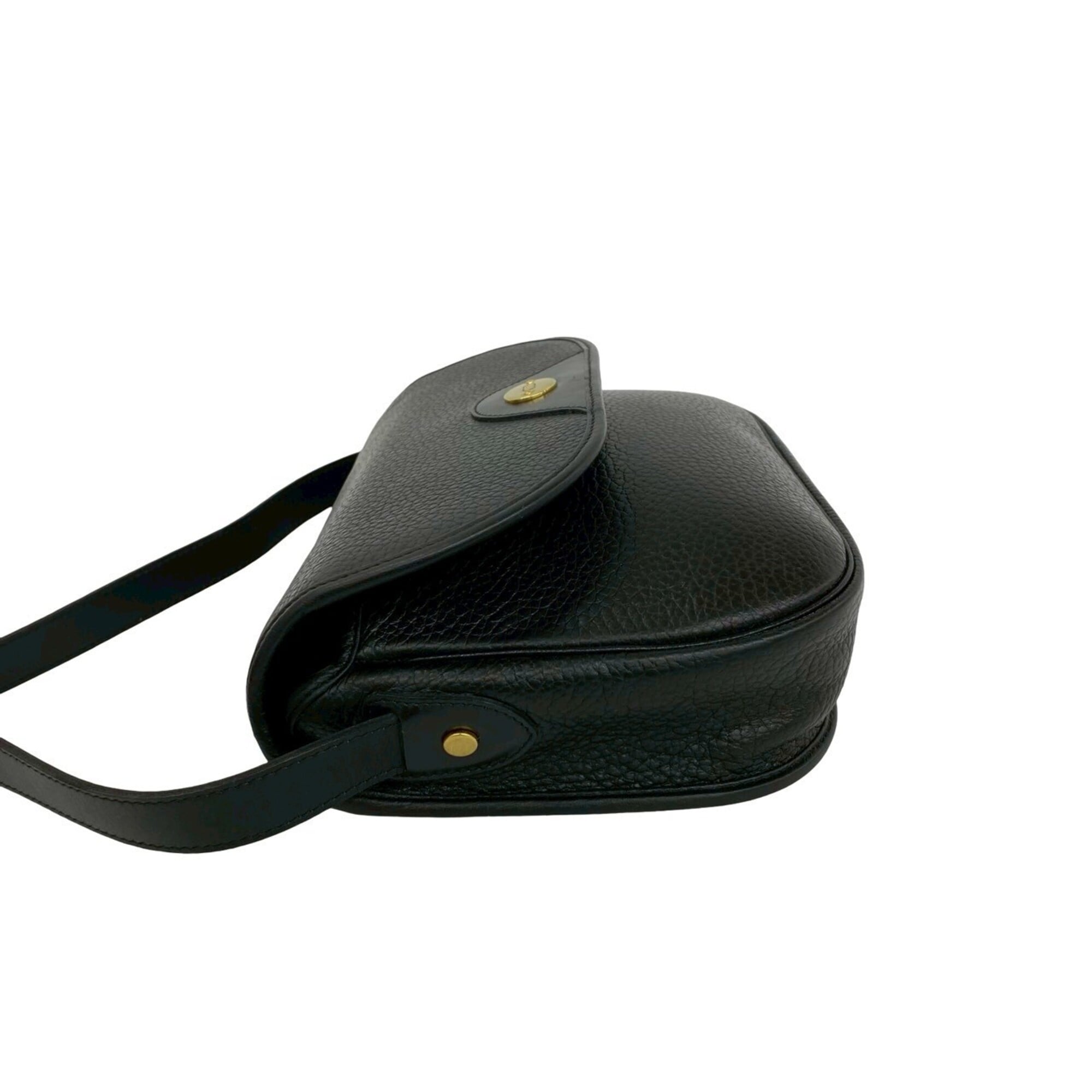 Christian Dior Black Leather Shoulder Bag (Pre-Owned)