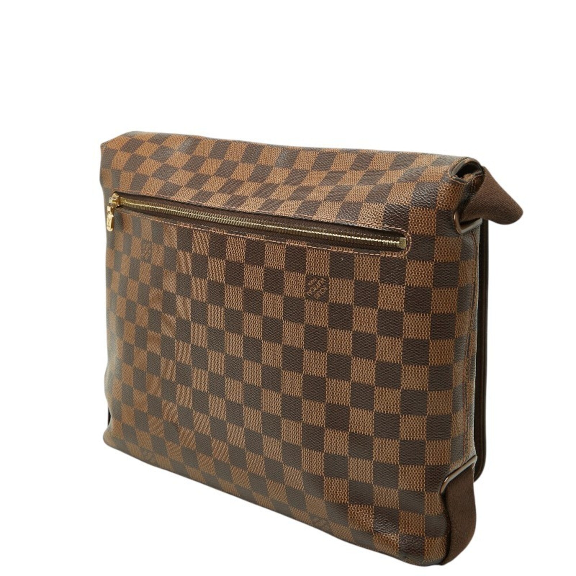 Louis Vuitton Brown Pvc Leather Shoulder Bag (Pre-Owned)