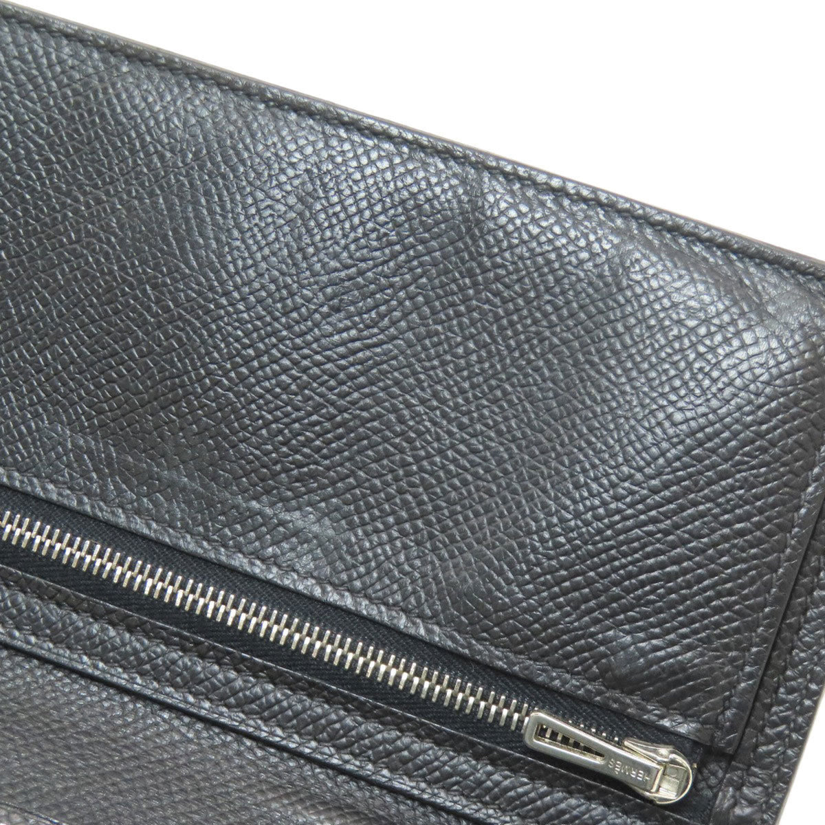 Hermes Black Epsom Leather Coin Purse/Coin Case (Pre-Owned)