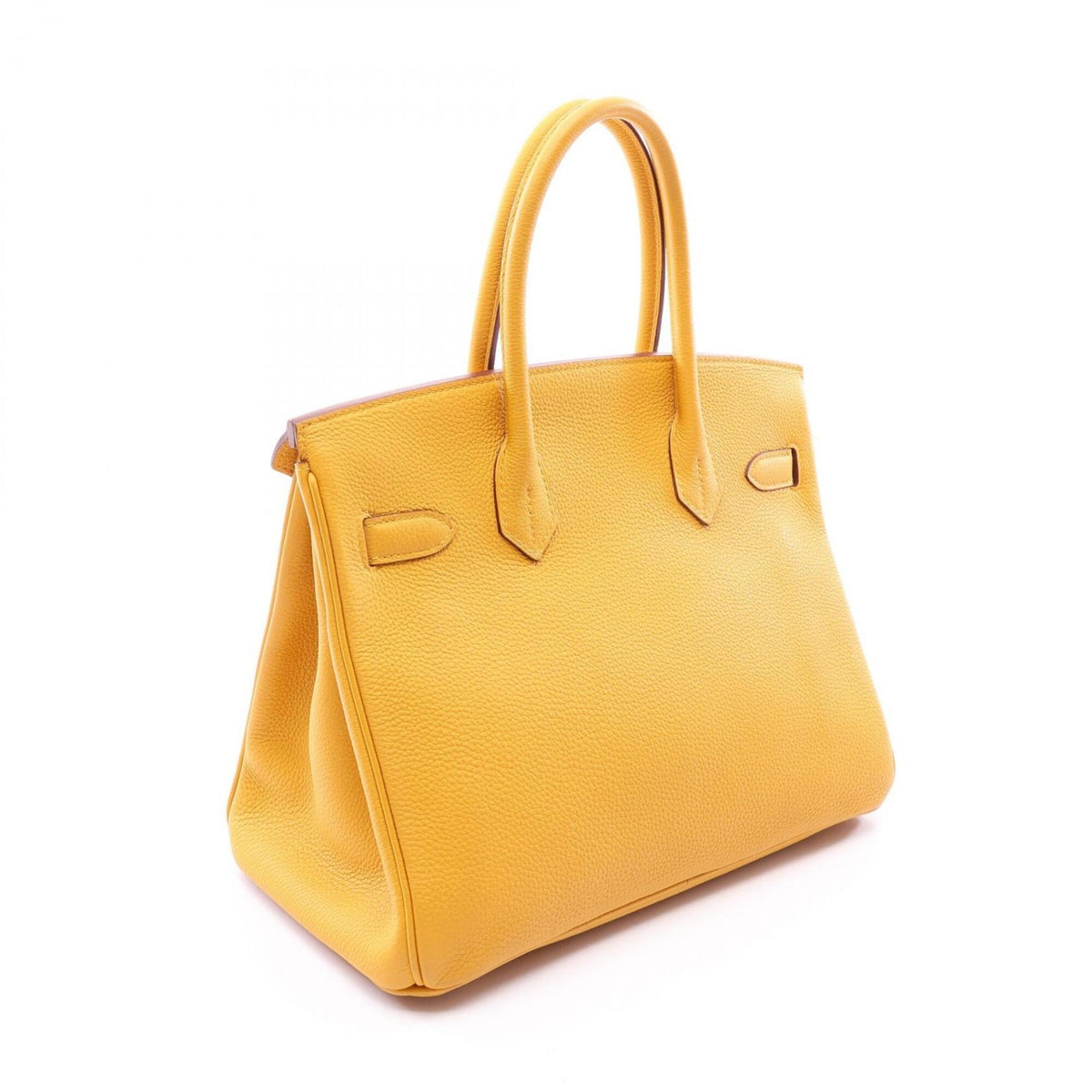 Hermes Yellow Togo Leather Handbag (Pre-Owned)