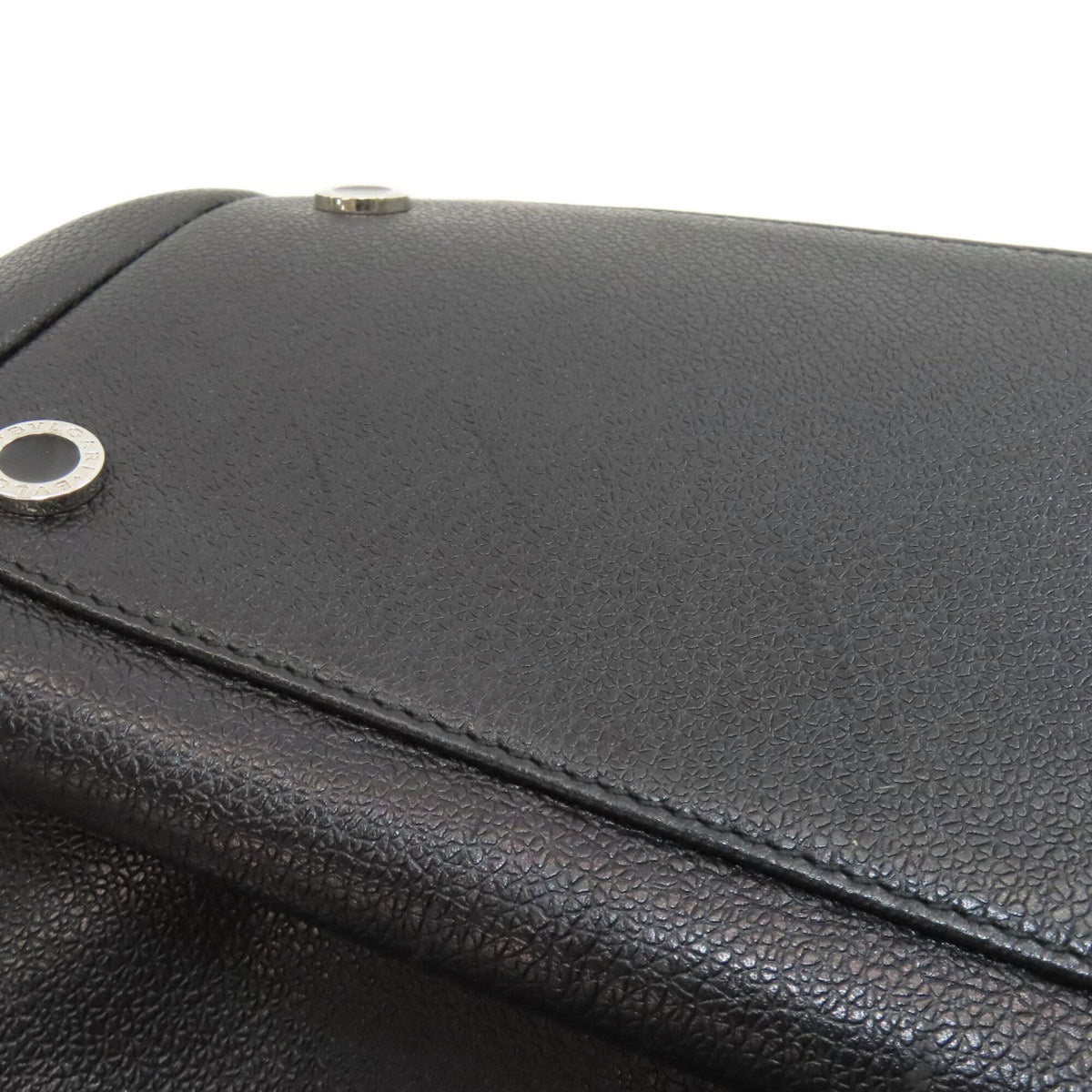 Bvlgari Black Leather Tote Bag (Pre-Owned)