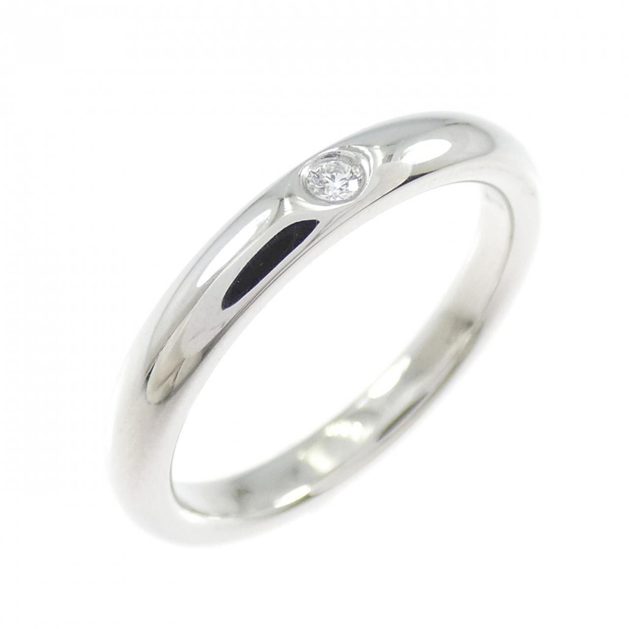 Tiffany Platinum Platinum 950 Band Ring (Pre-Owned)