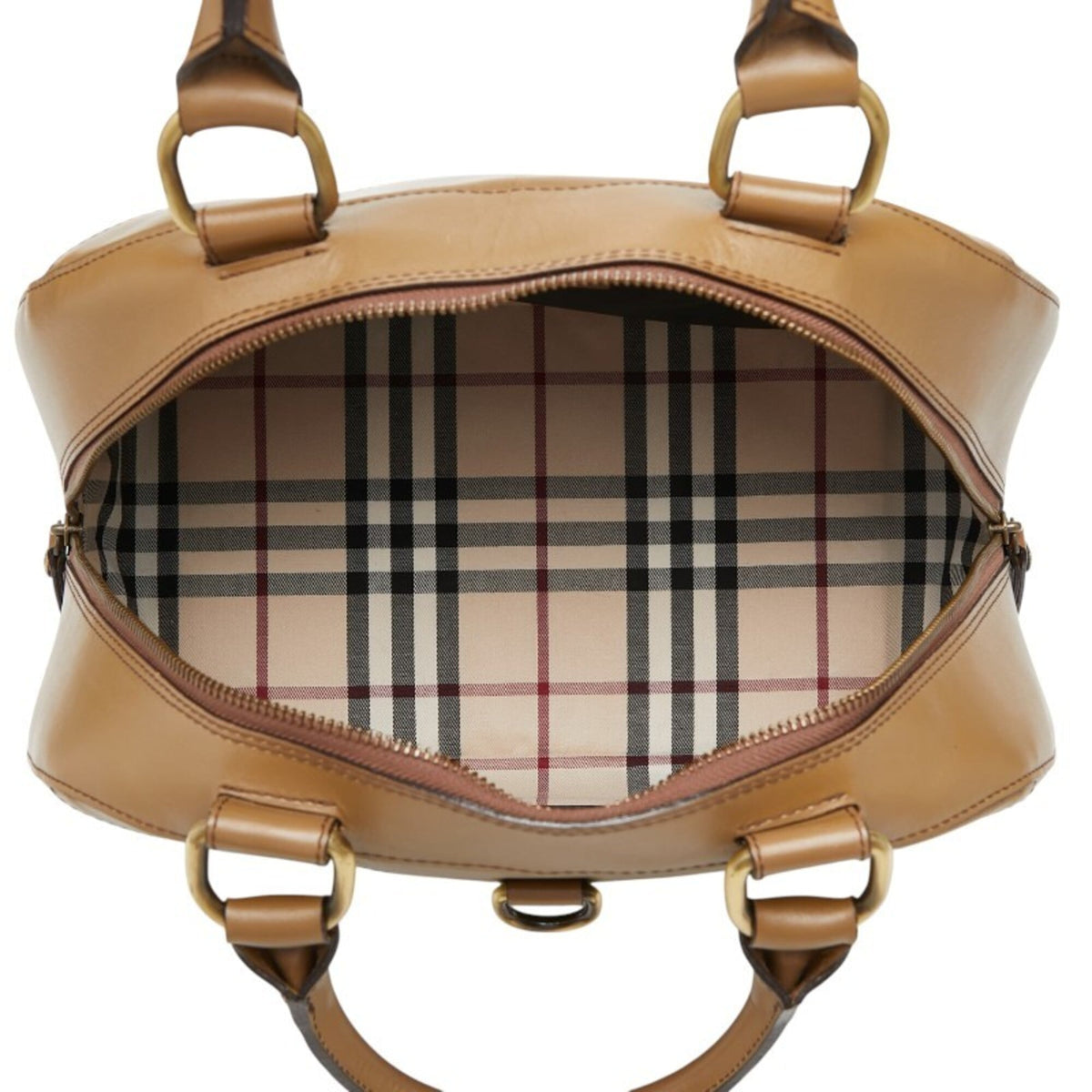 Burberry Brown Leather Handbag (Pre-Owned)