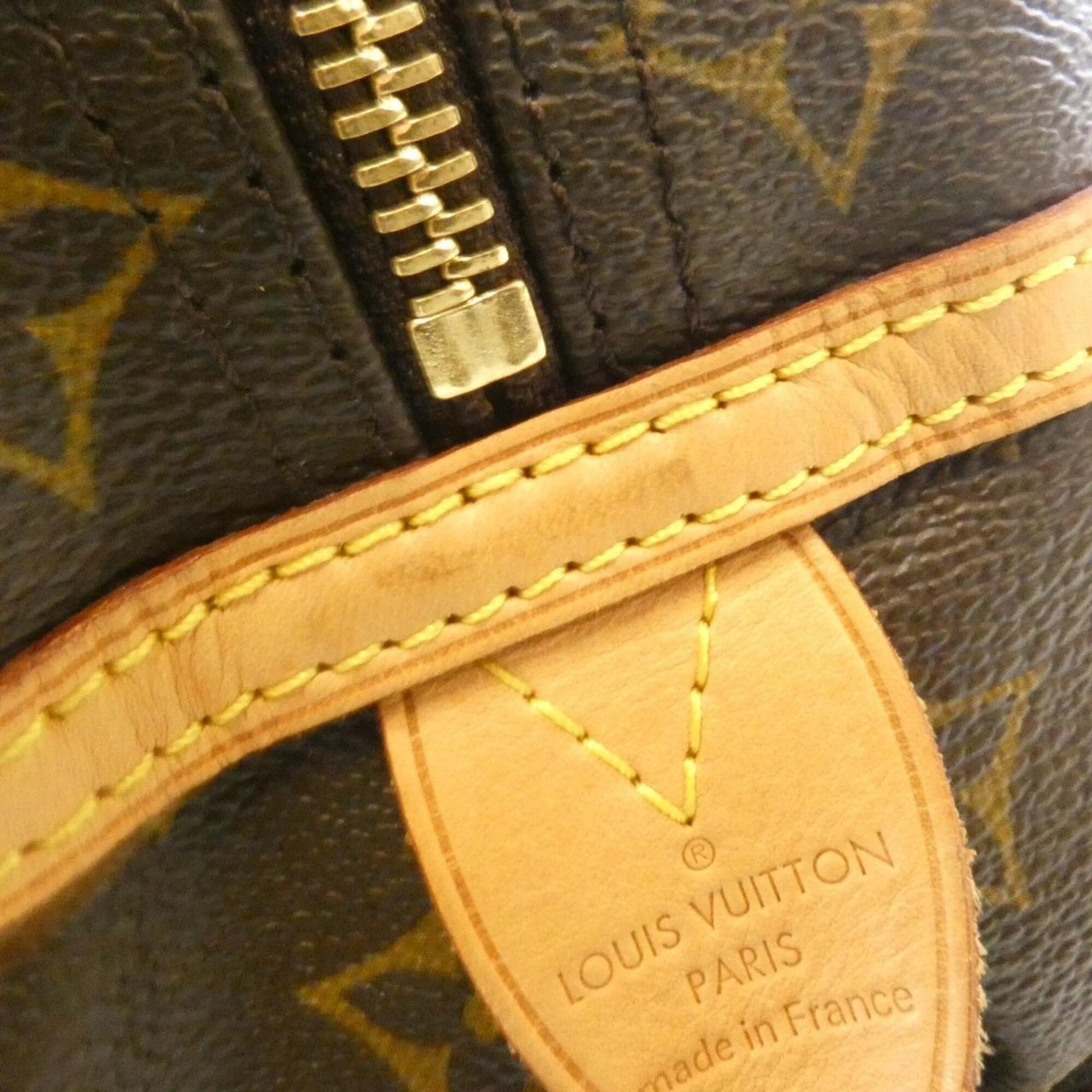 Louis Vuitton Monogram Marron Coated Canvas Shoulder Bag (Pre-Owned)