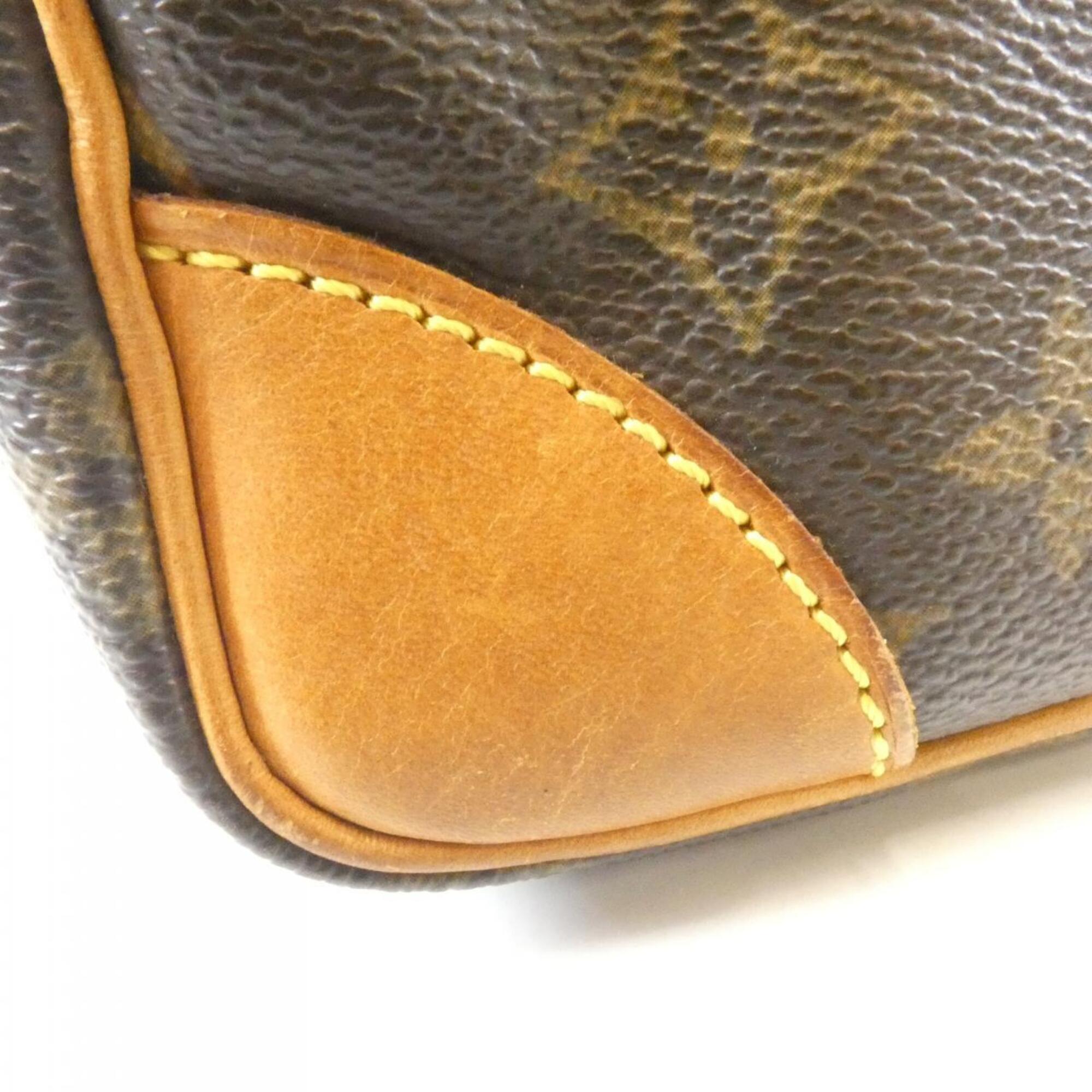 Louis Vuitton Marron Coated Canvas Shoulder Bag (Pre-Owned)