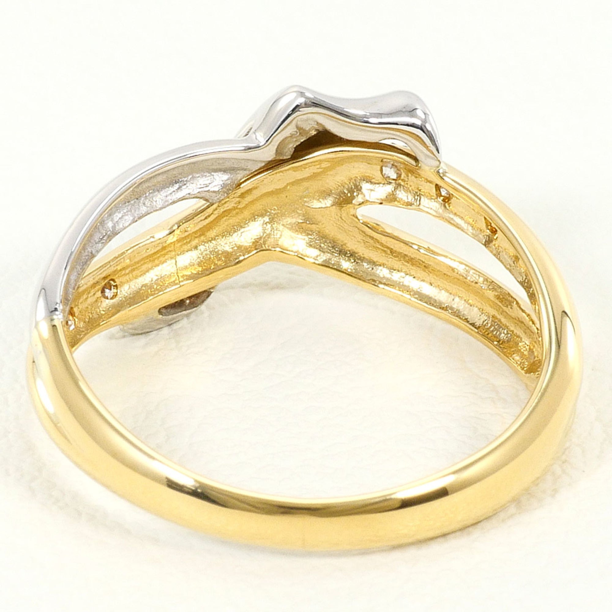 Unbranded Platinum Yellow Gold Yellow Gold (18K) Platinum 900 Band Ring (Pre-Owned)