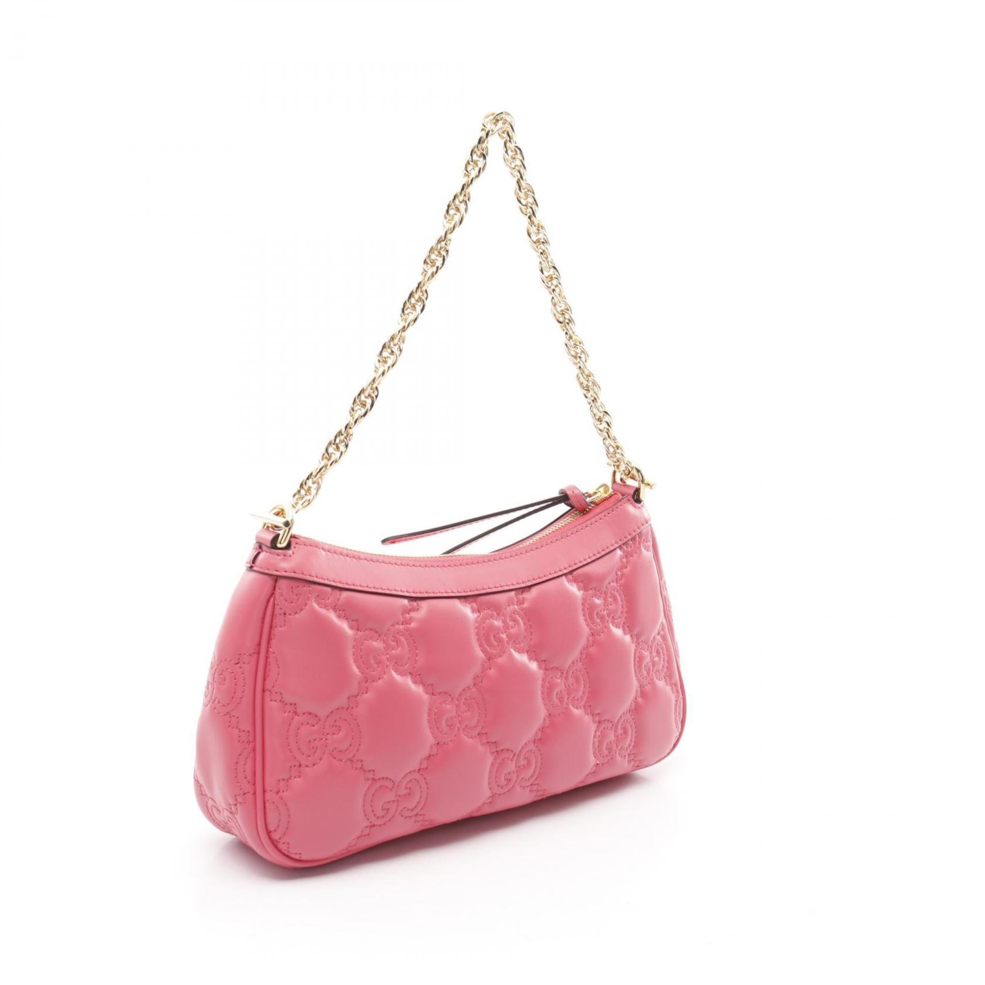 Gucci Pink Leather Handbag (Pre-Owned)