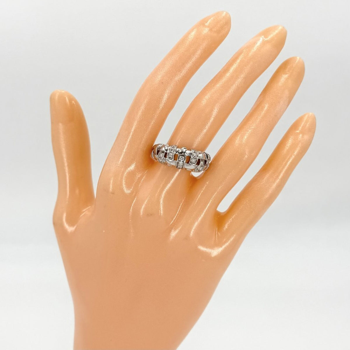 Tiffany White Gold (18K) Band Ring (Pre-Owned)