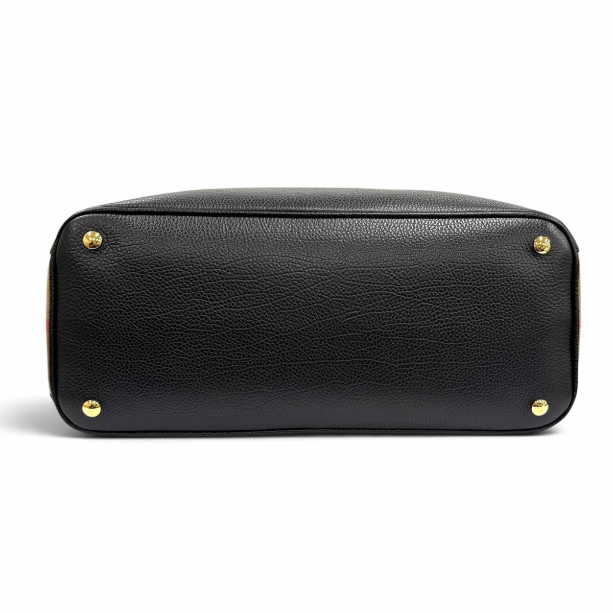 Burberry Black Leather Handbag (Pre-Owned)