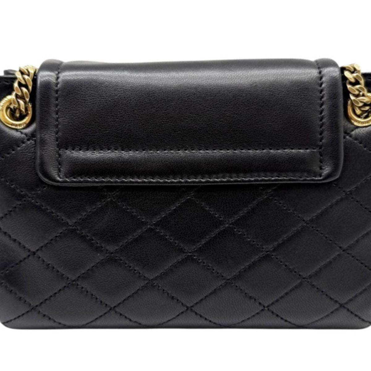 Saint Laurent Black Leather Shoulder Bag (Pre-Owned)
