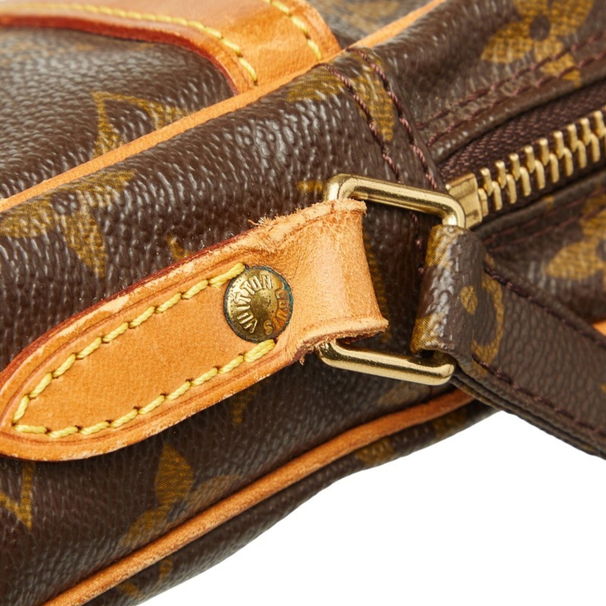 Louis Vuitton Brown Pvc Leather Shoulder Bag (Pre-Owned)