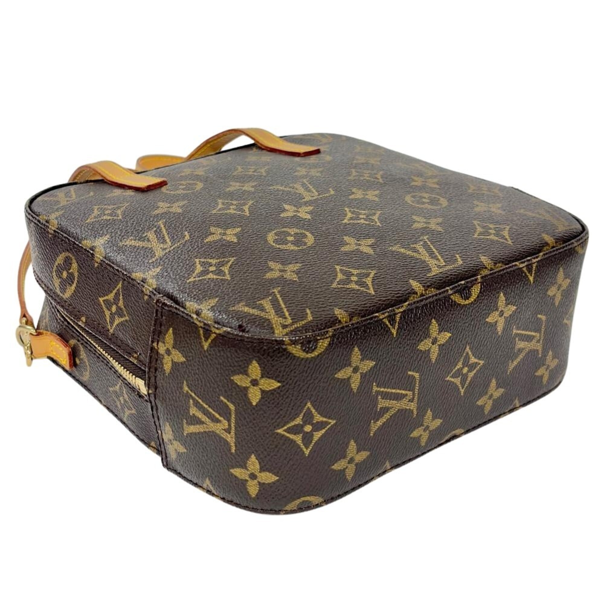 Louis Vuitton Brown Monogram Canvas Handbag (Pre-Owned)