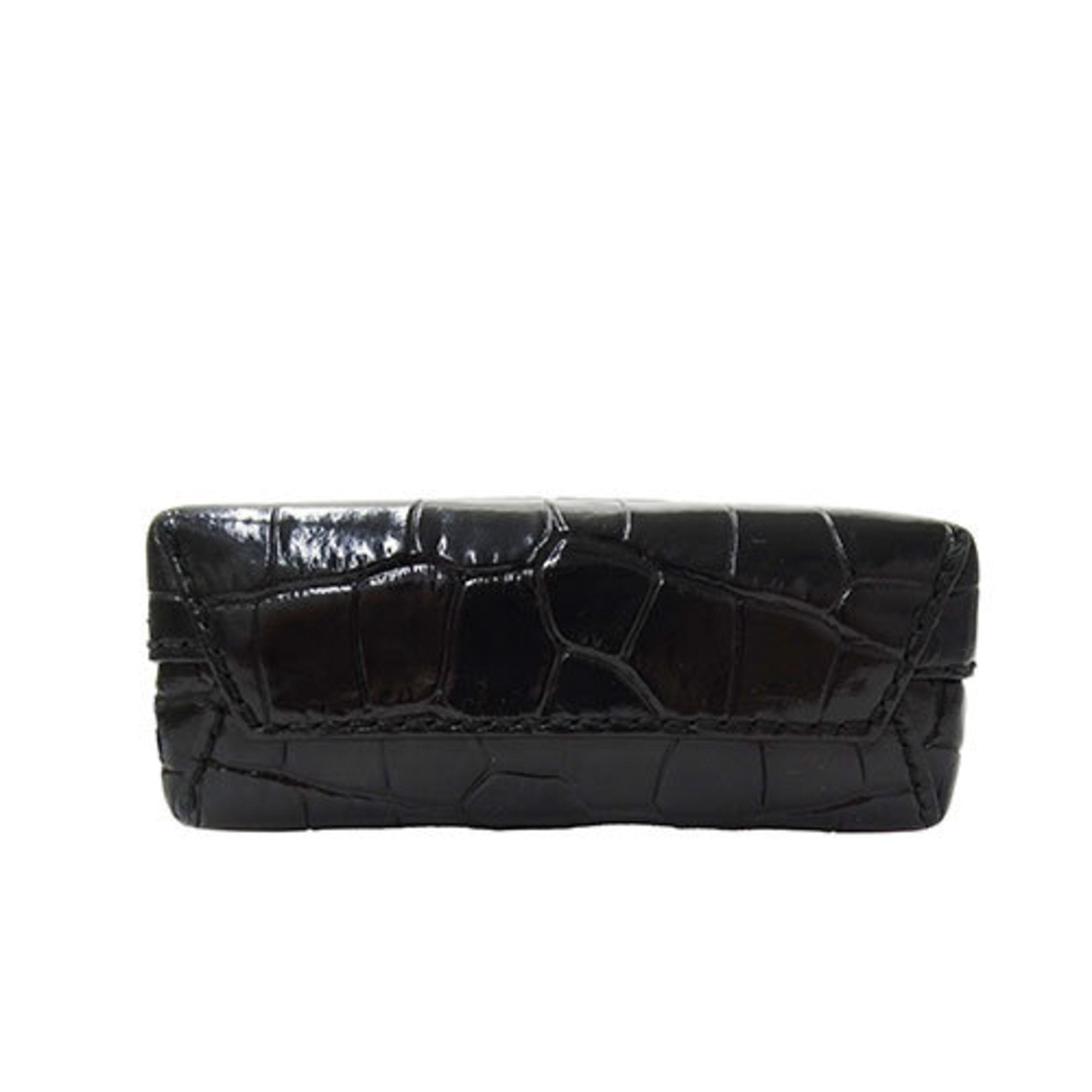 Balenciaga Black Leather Pochette Shoulder Bag (Pre-Owned)