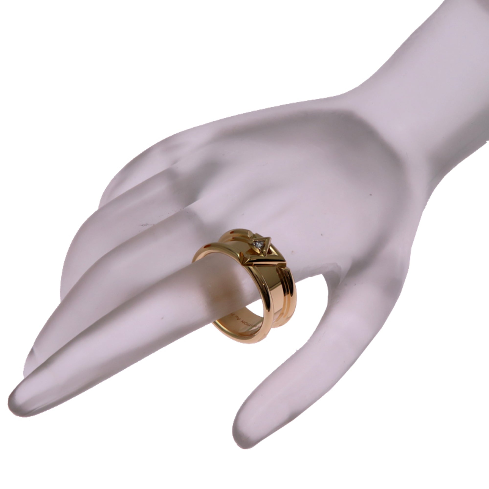 Louis Vuitton Yellow Gold (18K) Band Ring (Pre-Owned)