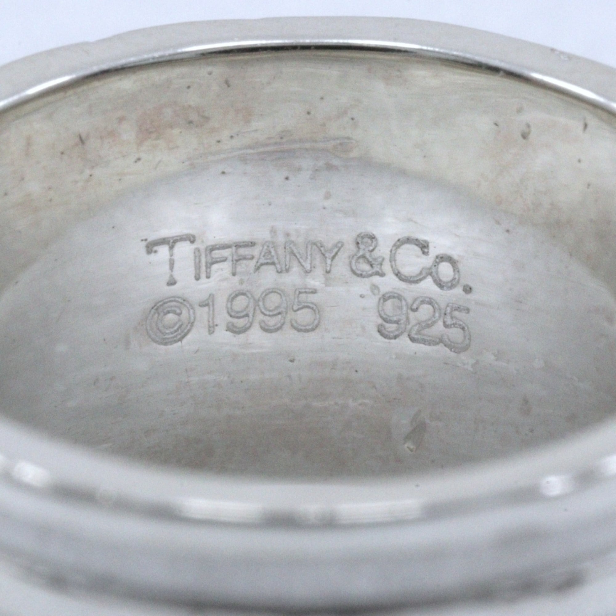 Tiffany Atlas Silver 925 Band Ring (Pre-Owned)