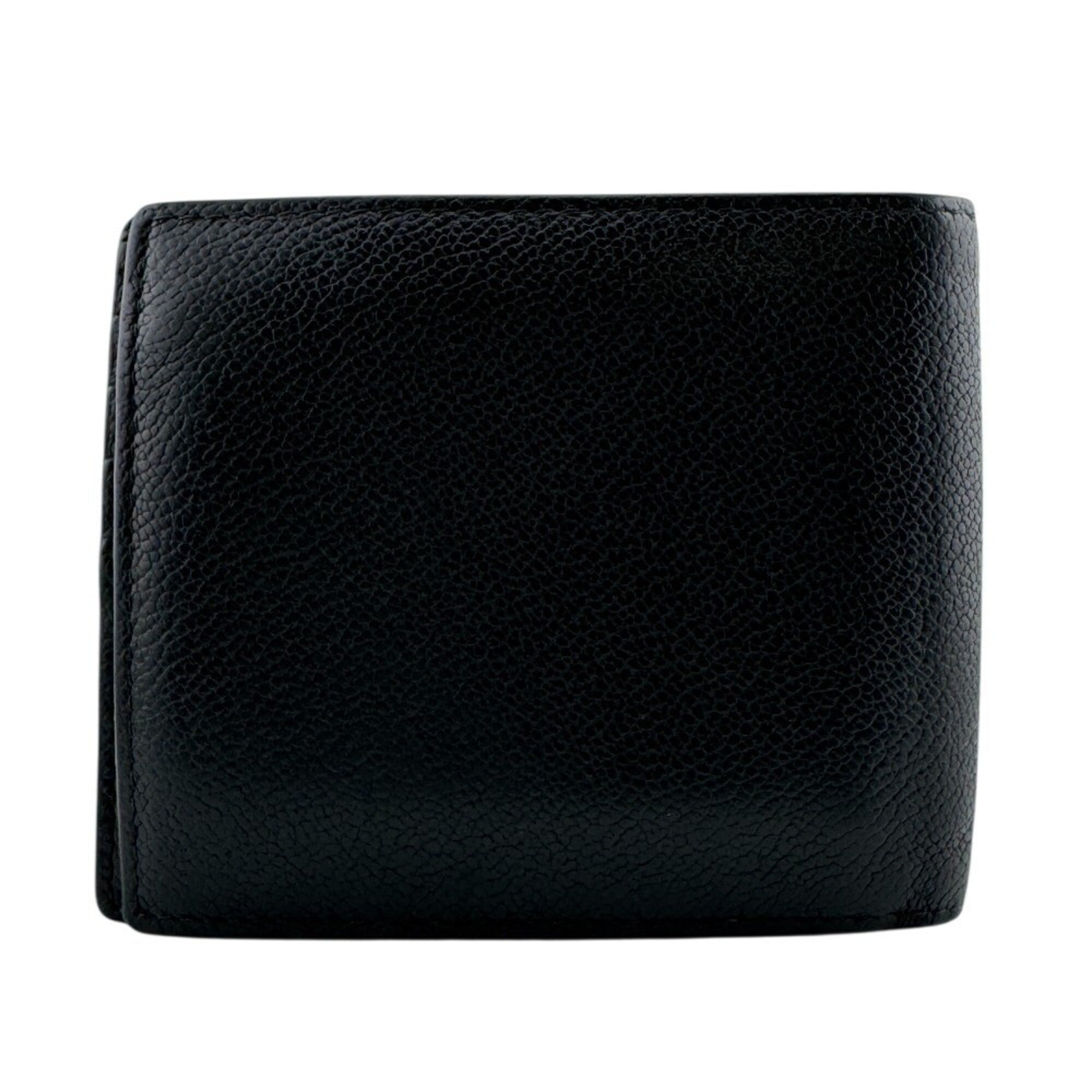 Prada Saffiano Black Leather Wallet (Bi-Fold) (Pre-Owned)