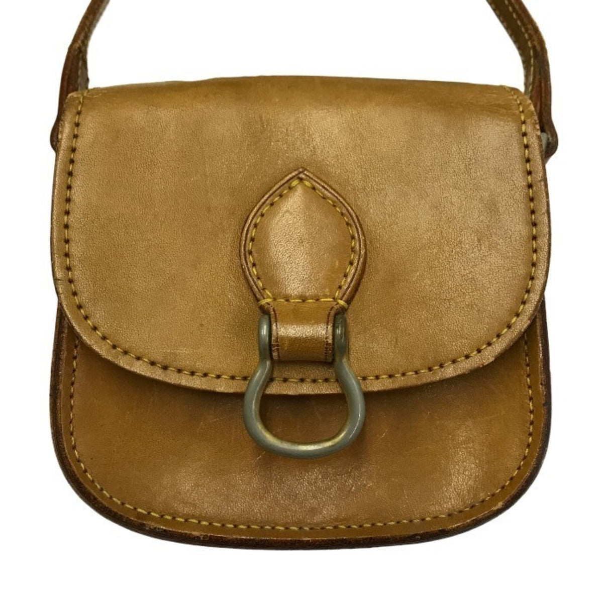 Louis Vuitton Brown Leather Shoulder Bag (Pre-Owned)
