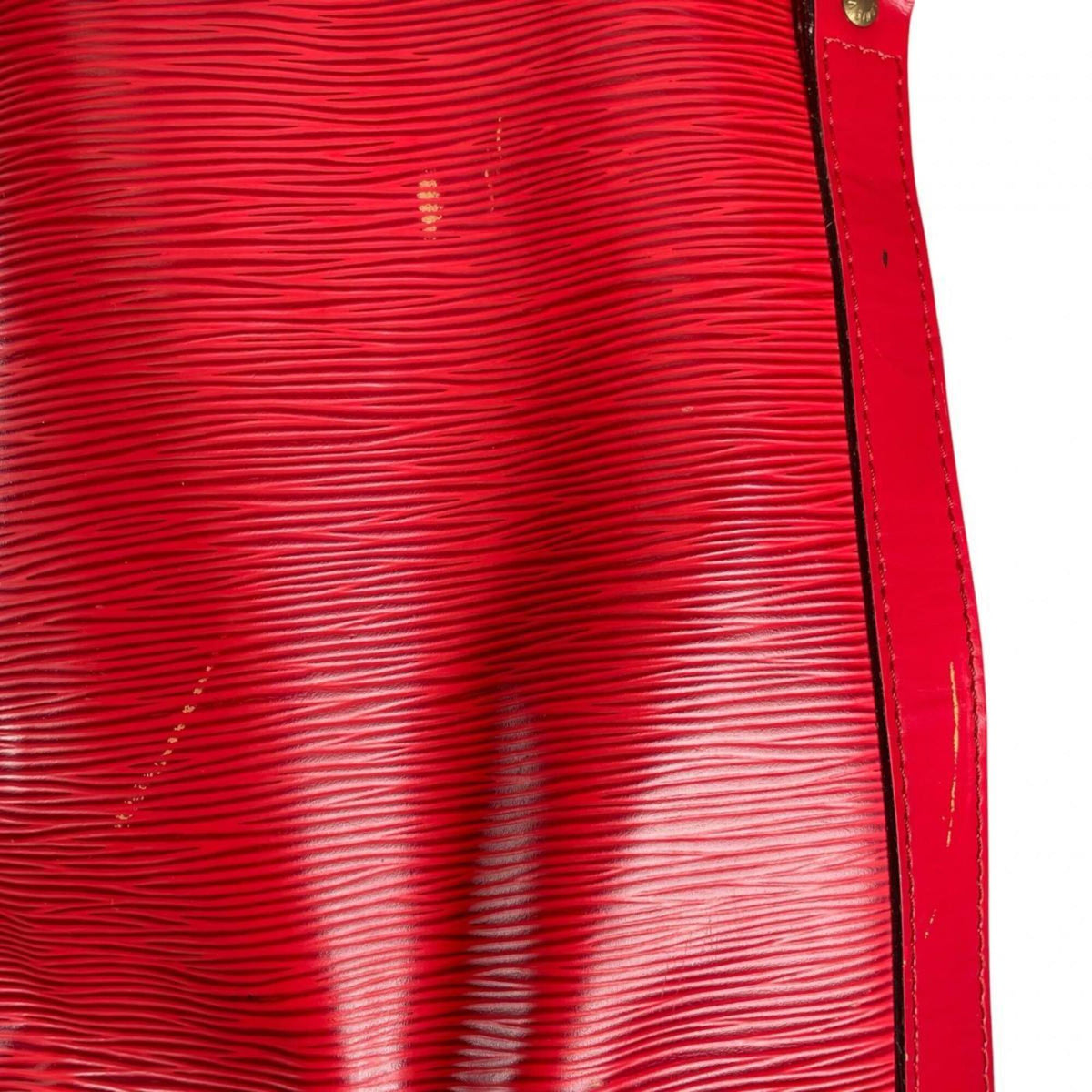 Louis Vuitton Castilian Red Epi Leather Shoulder Bag (Pre-Owned)