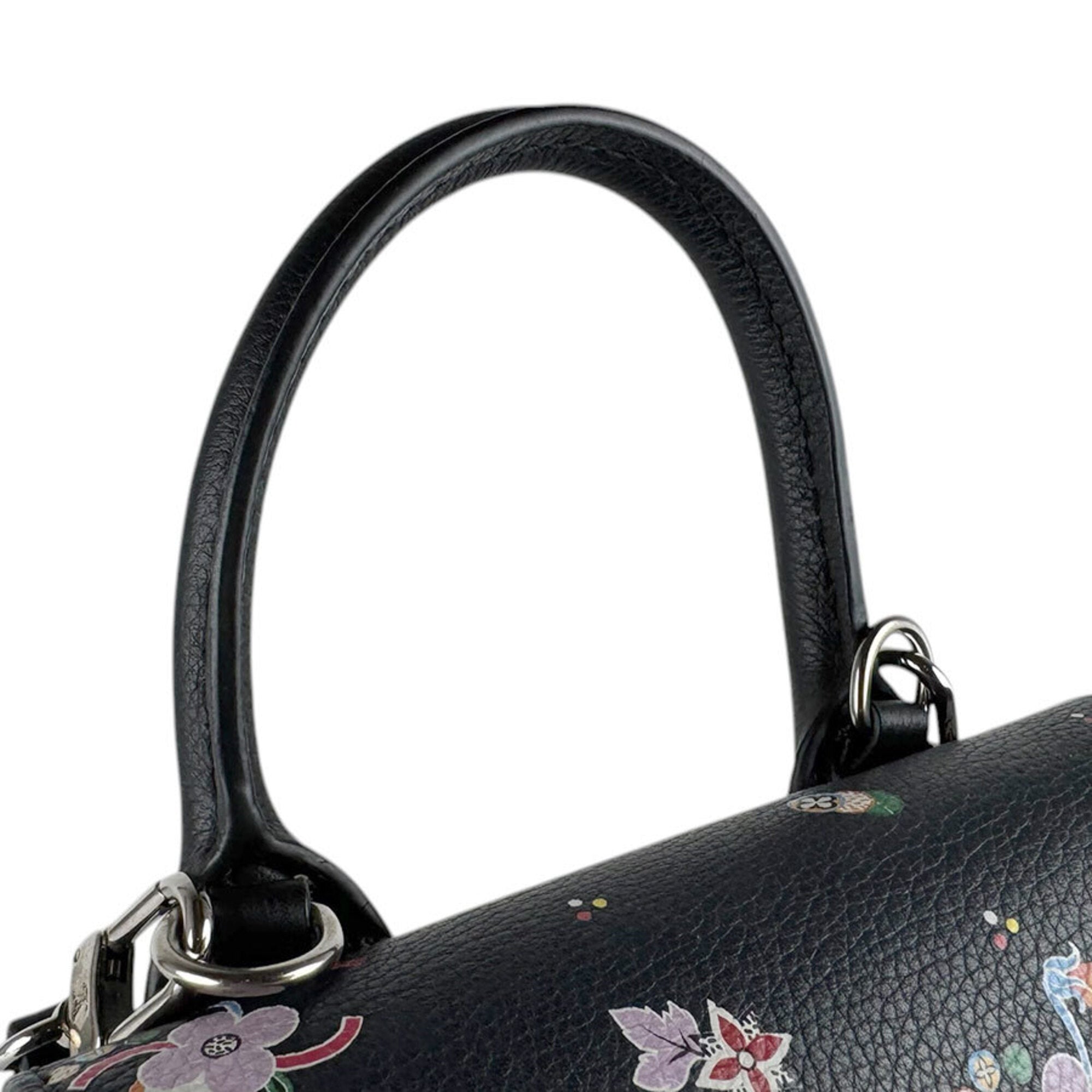 Louis Vuitton Black Multi-Color Leather Backpack (Pre-Owned)