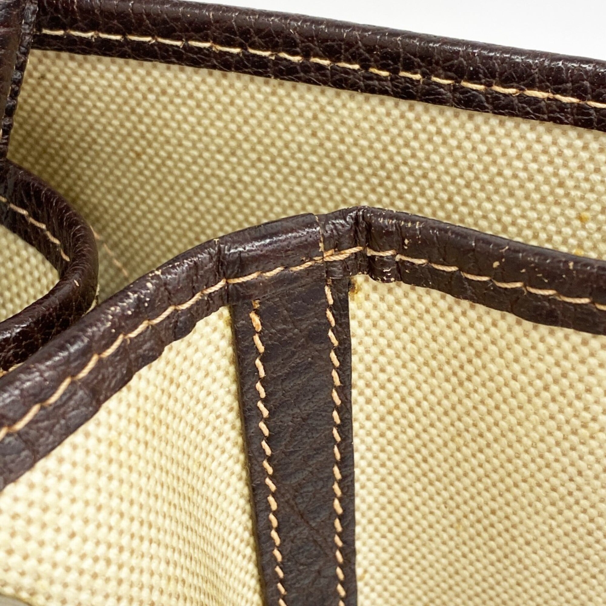 Hermes Brown Toile H Tote Bag (Pre-Owned)
