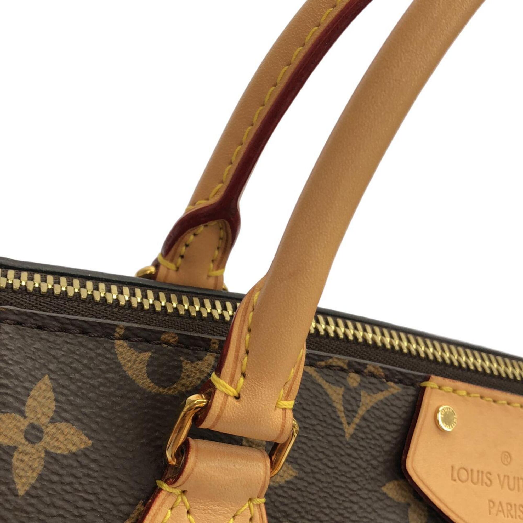 Louis Vuitton Marron Coated Canvas Handbag (Pre-Owned)