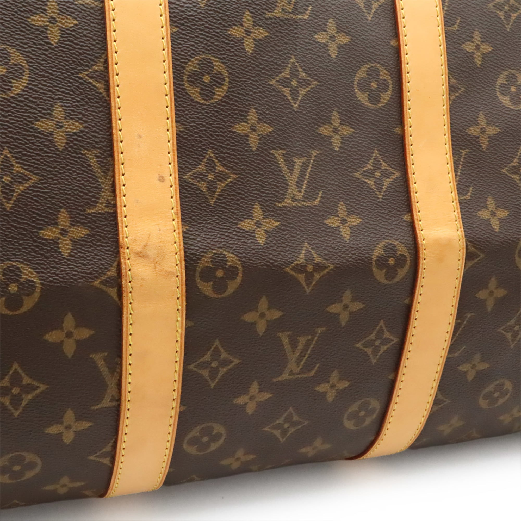 Louis Vuitton Brown Monogram Canvas Boston Bag Shoulder Bag (Pre-Owned)