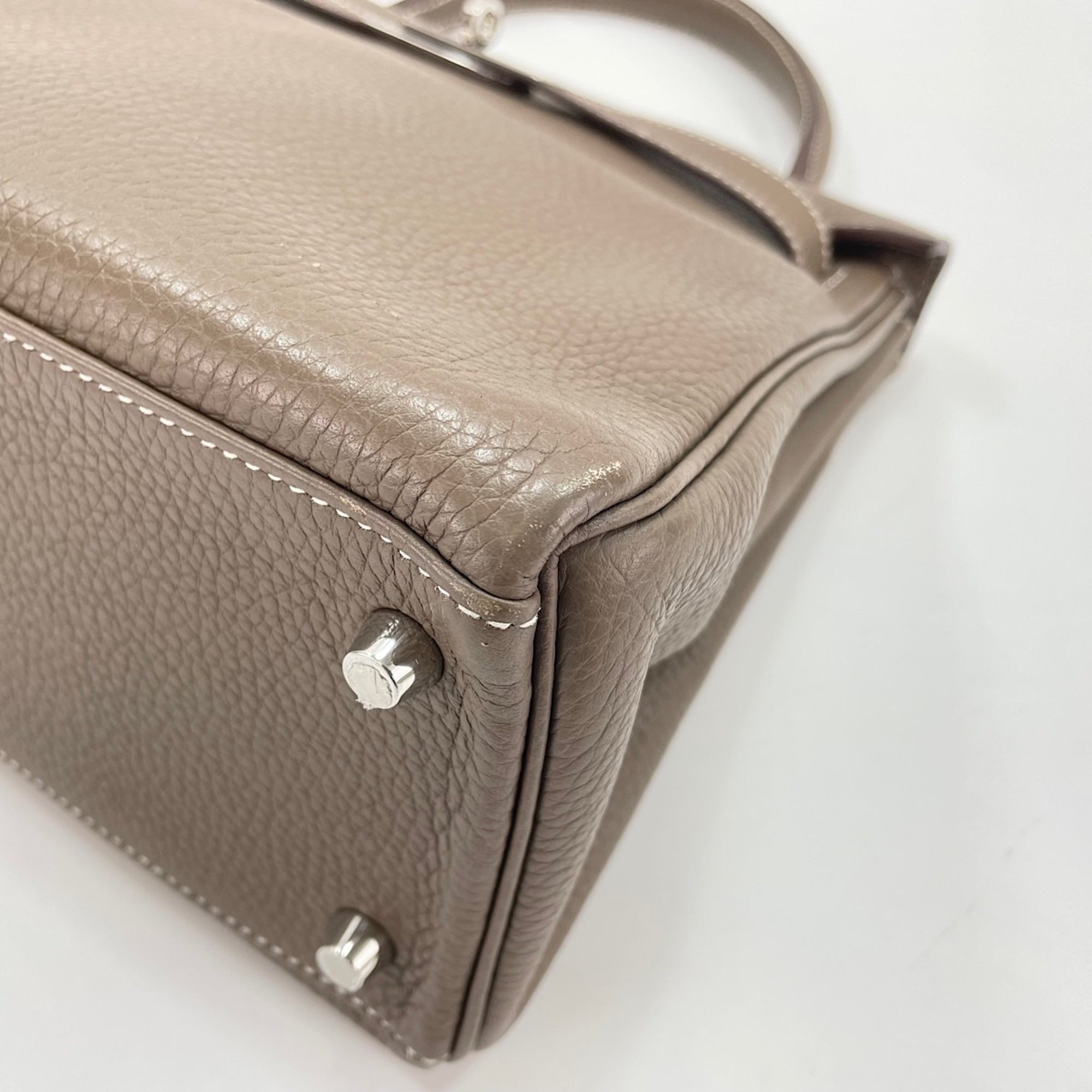 Hermes Kelly Brown Handbag (Pre-Owned)