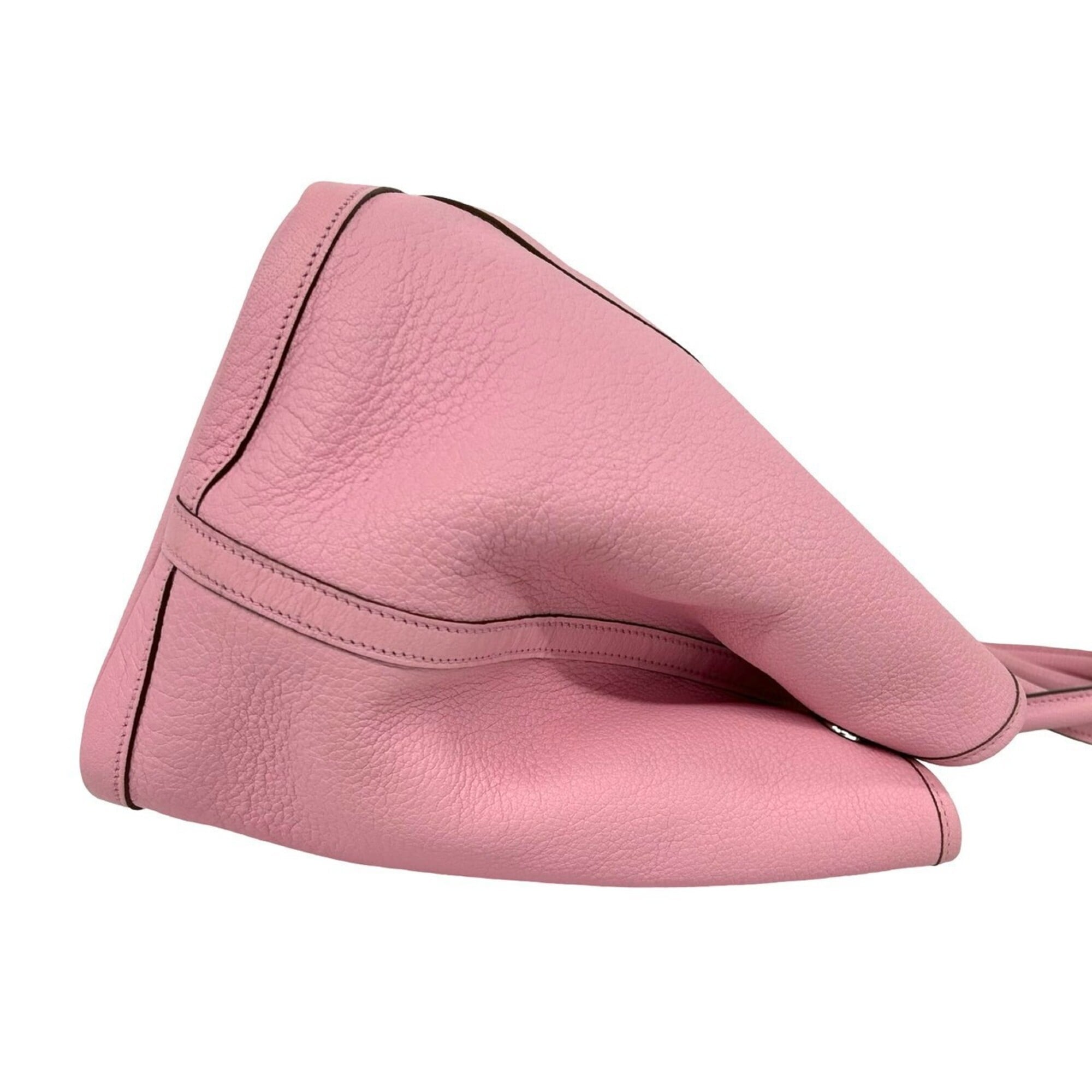 Hermes Pink Negonda Leather Handbag Tote Bag (Pre-Owned)