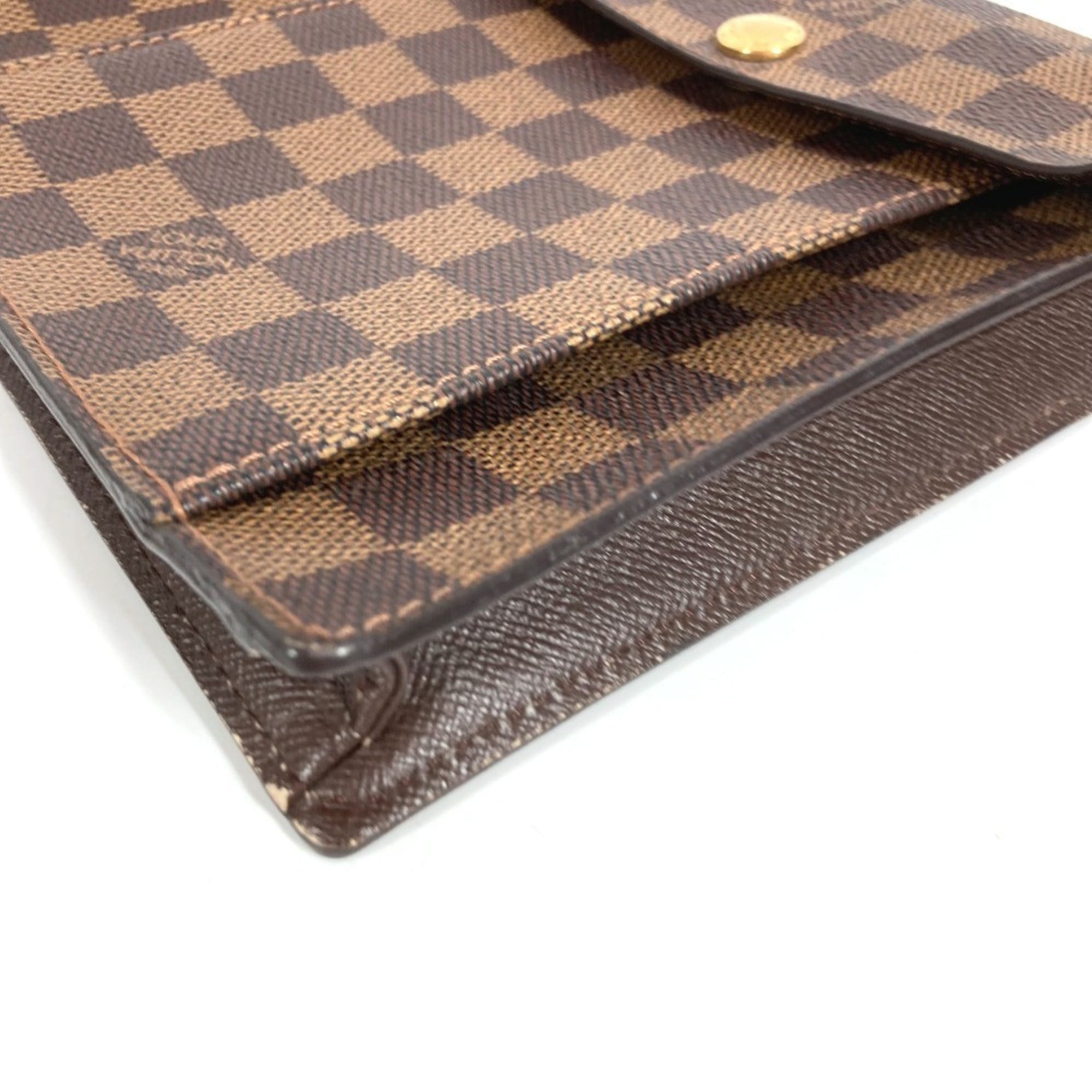Louis Vuitton Brown Damier Canvas Pochette Shoulder Bag (Pre-Owned)