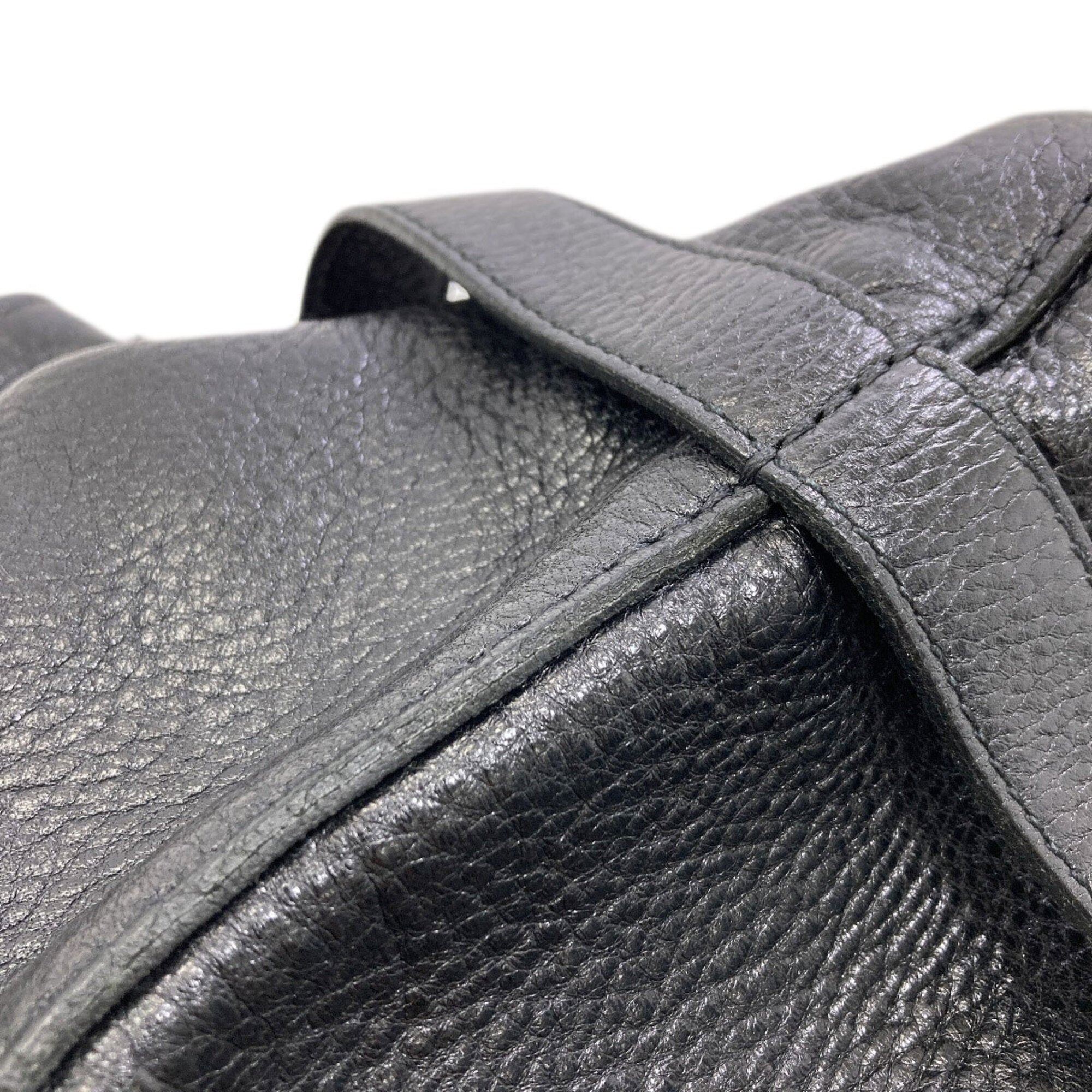 Prada Black Leather Tote Bag (Pre-Owned)