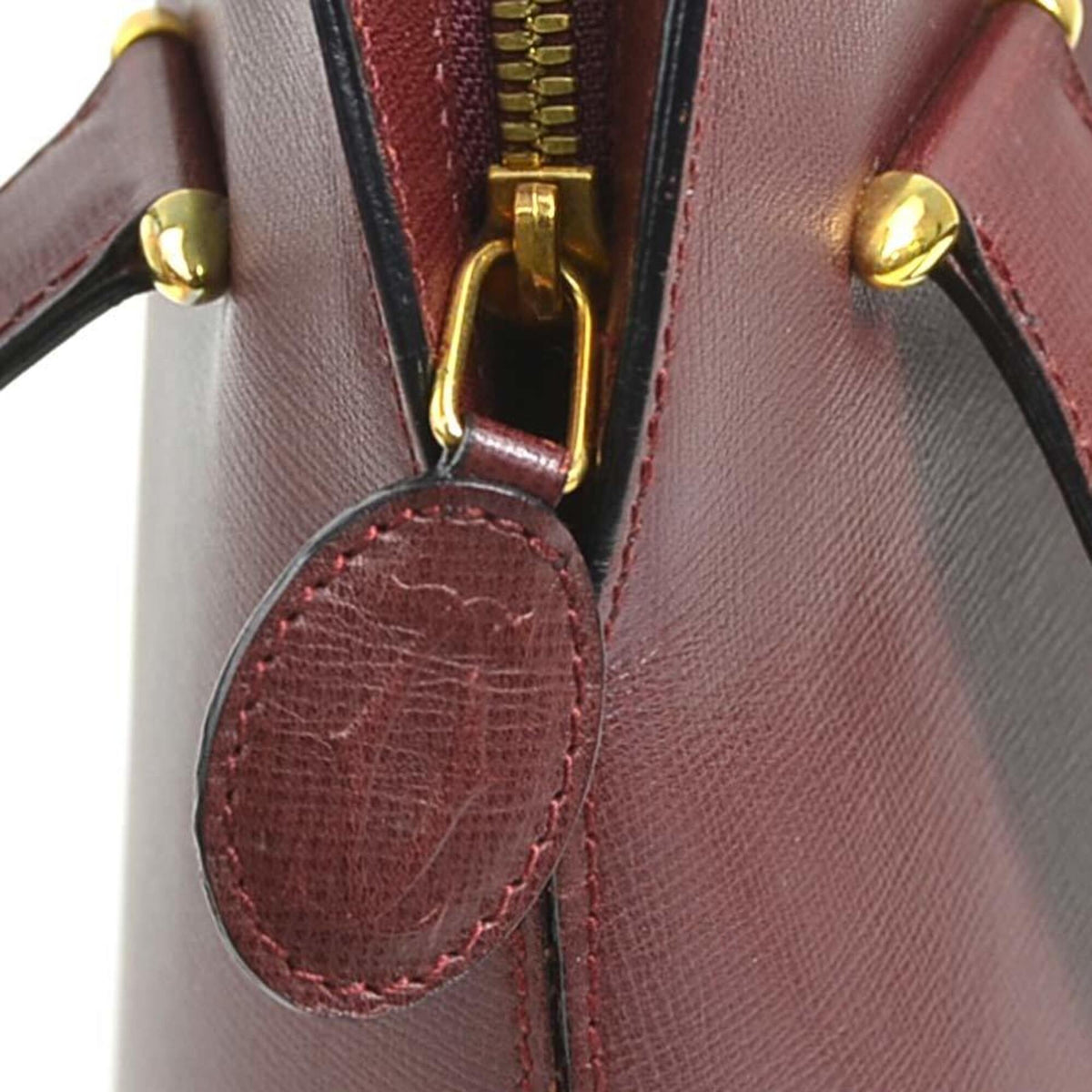 Cartier Leather Handbag (Pre-Owned)