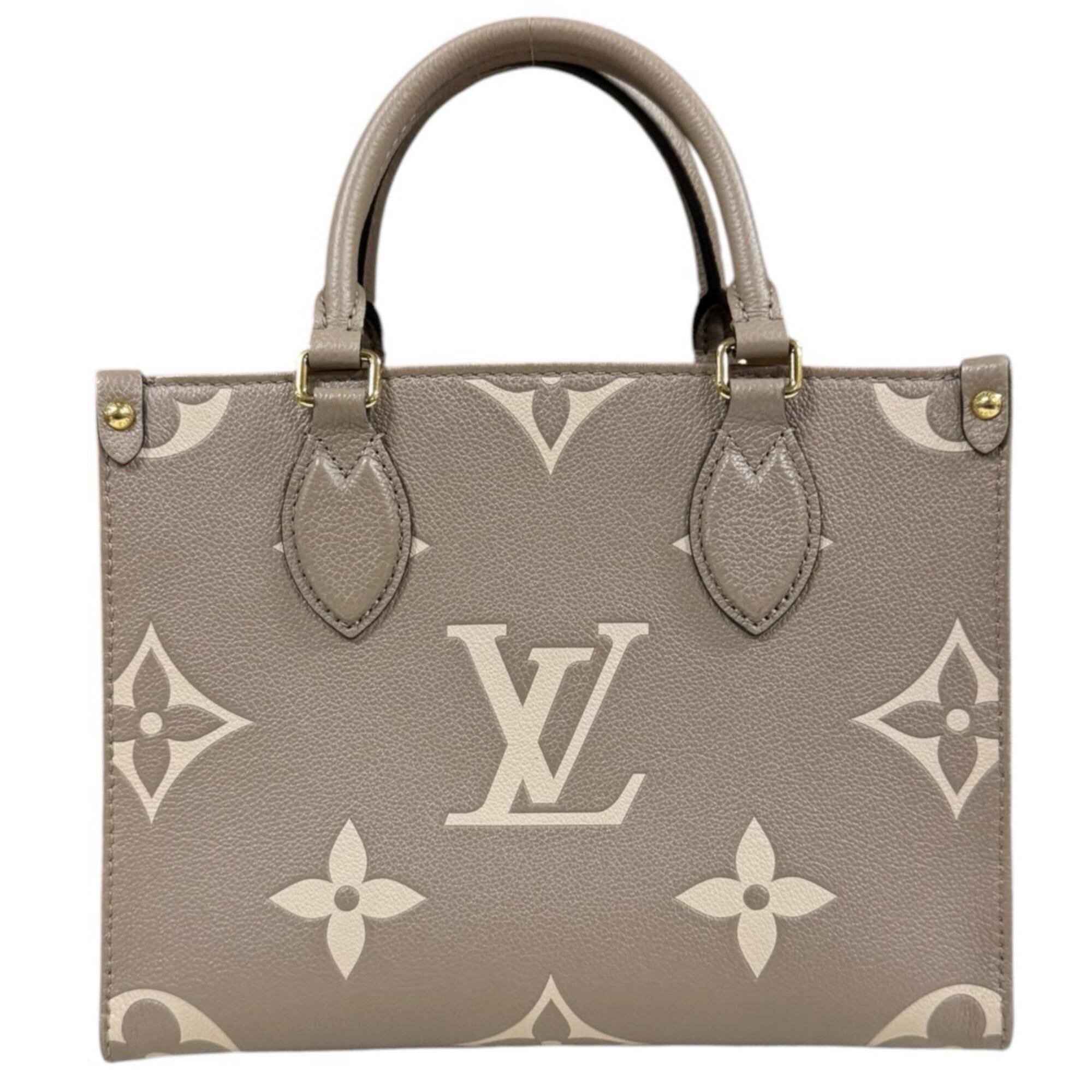 Louis Vuitton Beige Tourterelle Monogram Empreinte Shoulder Bag (Pre-Owned)