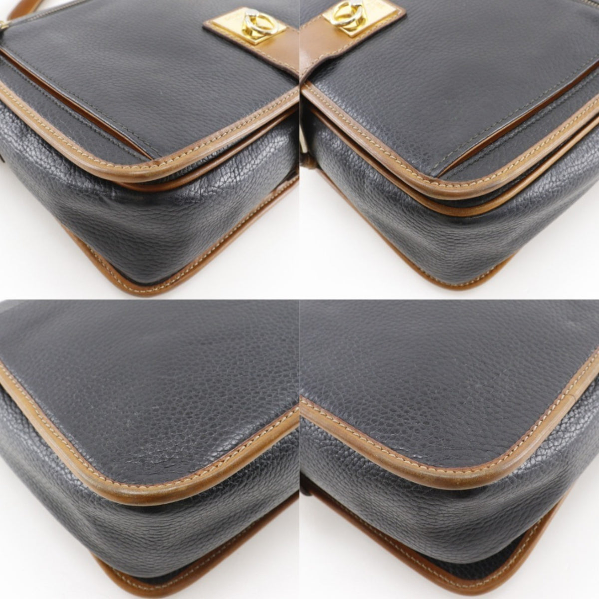 Celine Black Leather Shoulder Bag (Pre-Owned)