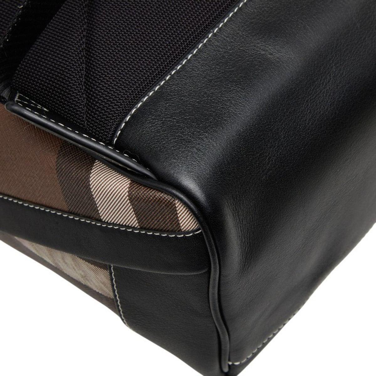 Burberry Brown Pvc Leather Backpack (Pre-Owned)