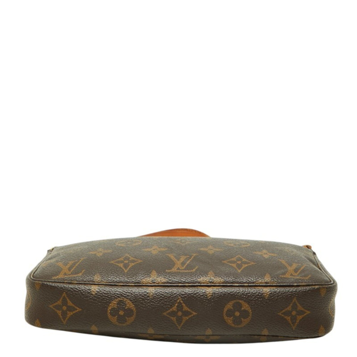 Louis Vuitton Monogram Brown Pvc Leather Handbag Pochette (Pre-Owned)