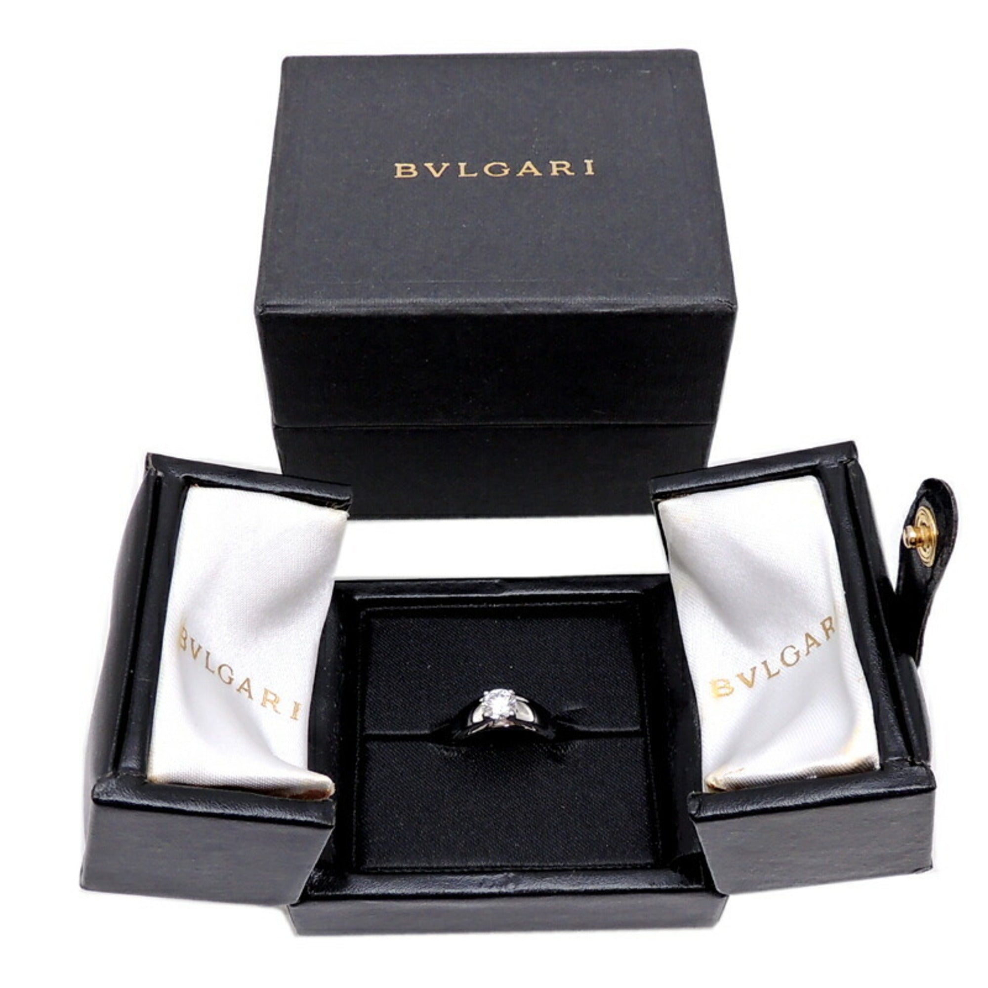 Bvlgari Platinum 950 Band Ring (Pre-Owned)