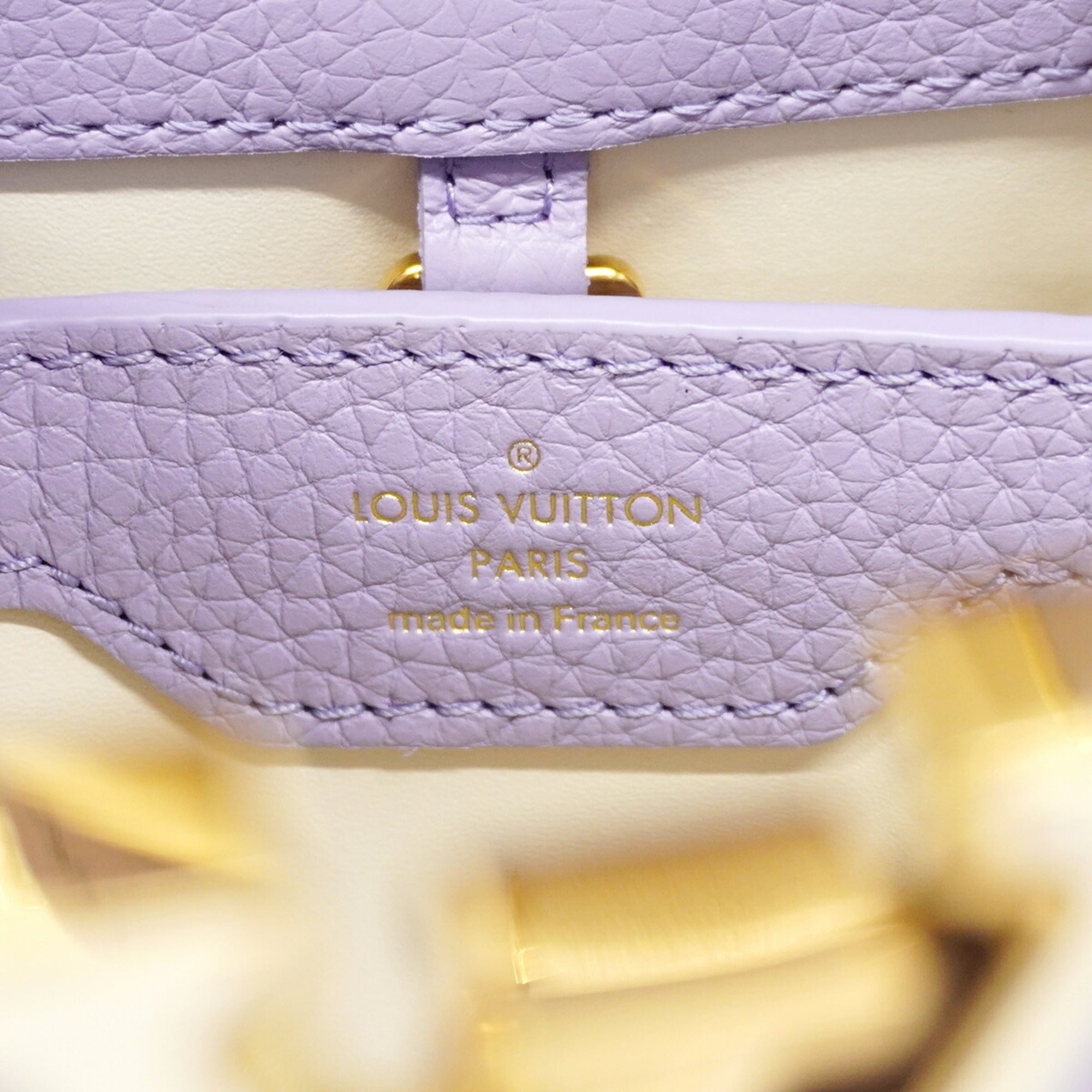 Louis Vuitton Purple Handbag (Pre-Owned)