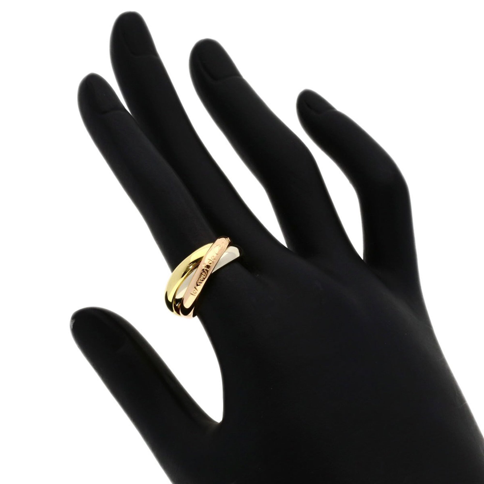 Cartier Trinity Yellow Gold (18K) Pink Gold (18K) White Gold (18K) Band Ring (Pre-Owned)