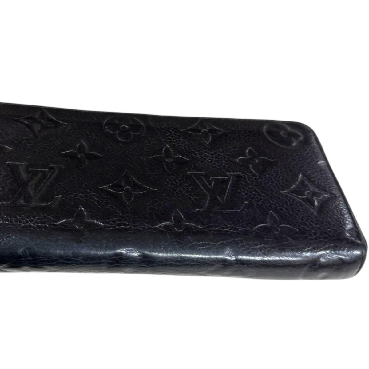 Louis Vuitton Black Or Monogram Empreinte Long Wallet (Bi-Fold) (Pre-Owned)