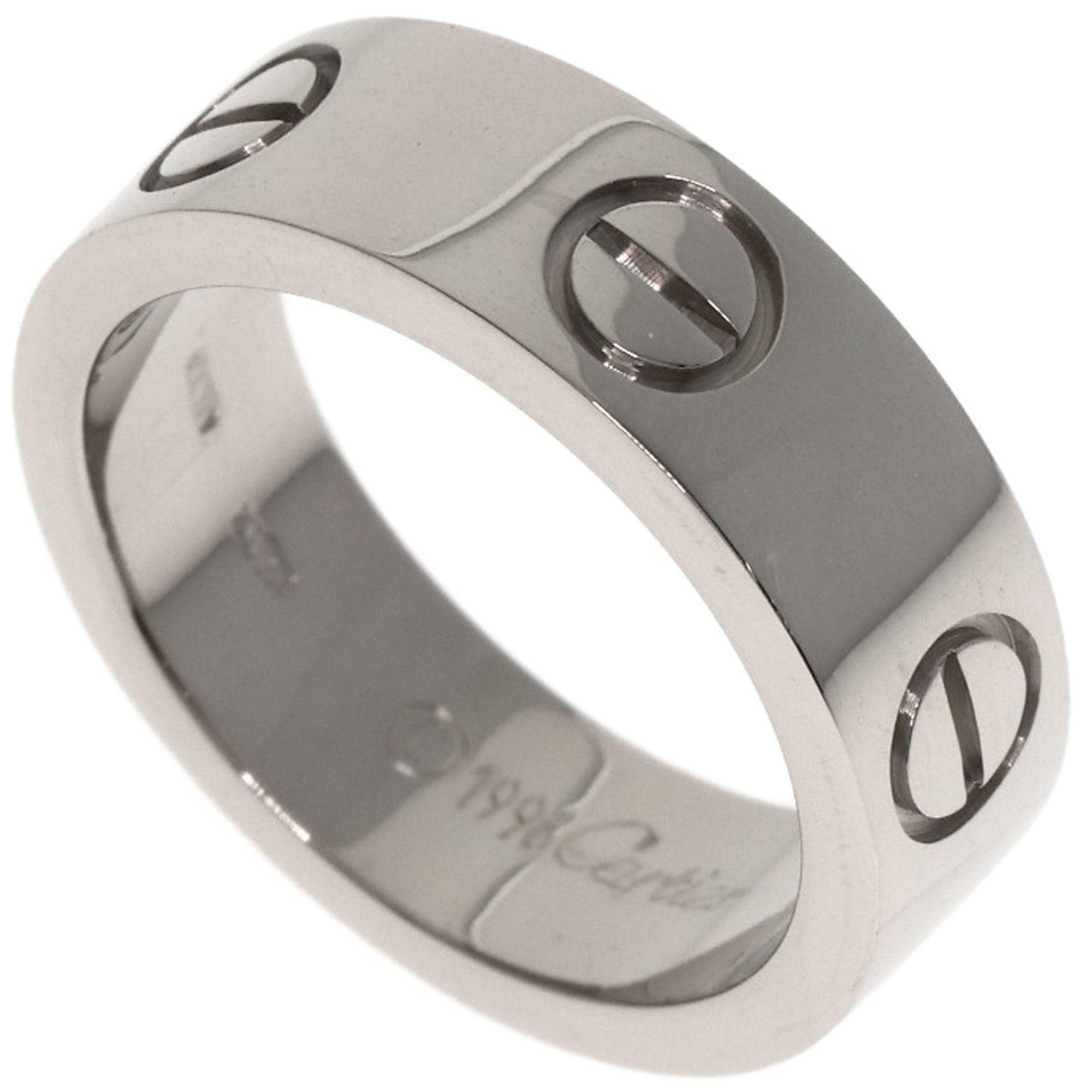 Cartier Love White Gold (18K) Band Ring (Pre-Owned)
