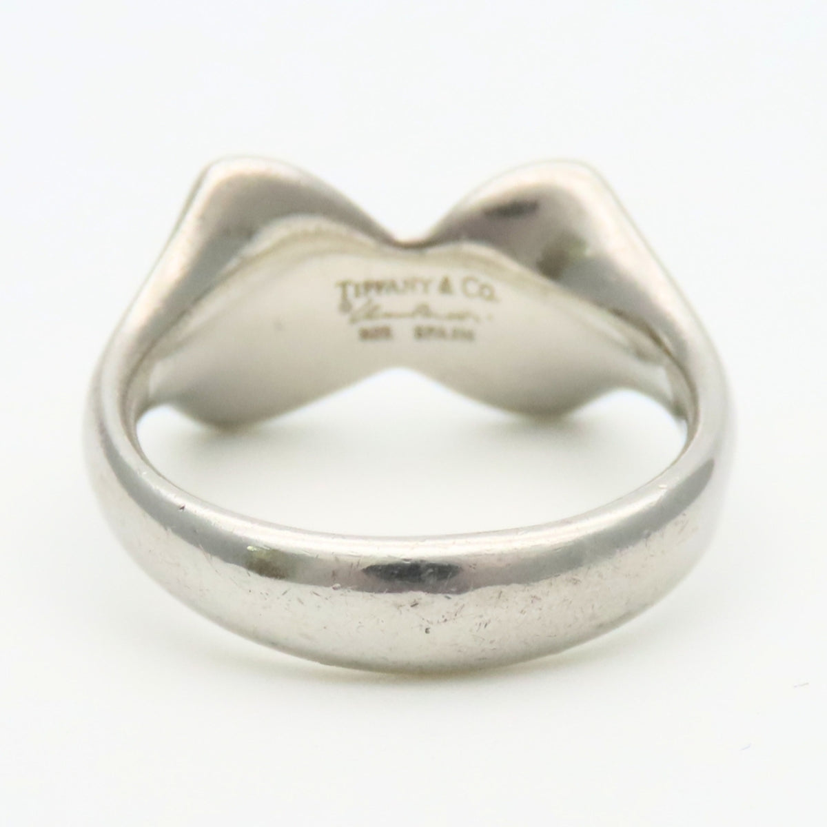 Tiffany Silver Silver 925 Band Ring (Pre-Owned)