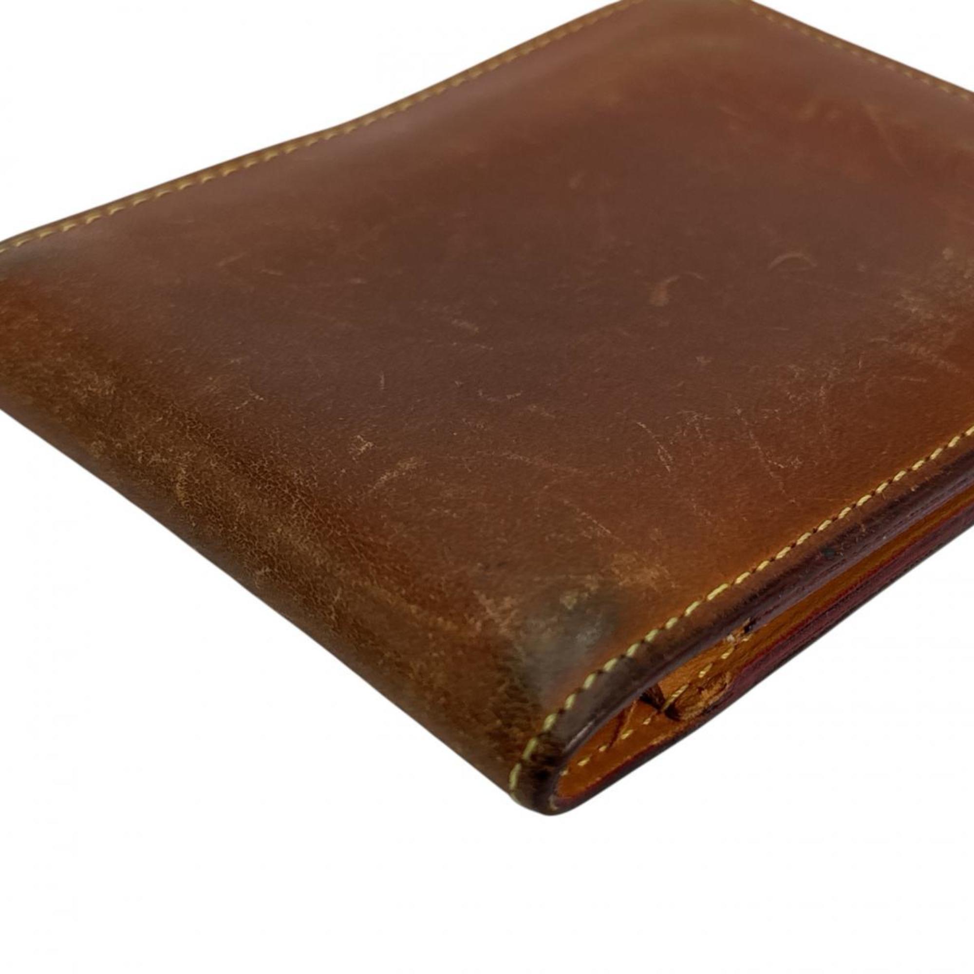 Louis Vuitton Nomad Brown Leather Wallet (Bi-Fold) (Pre-Owned)