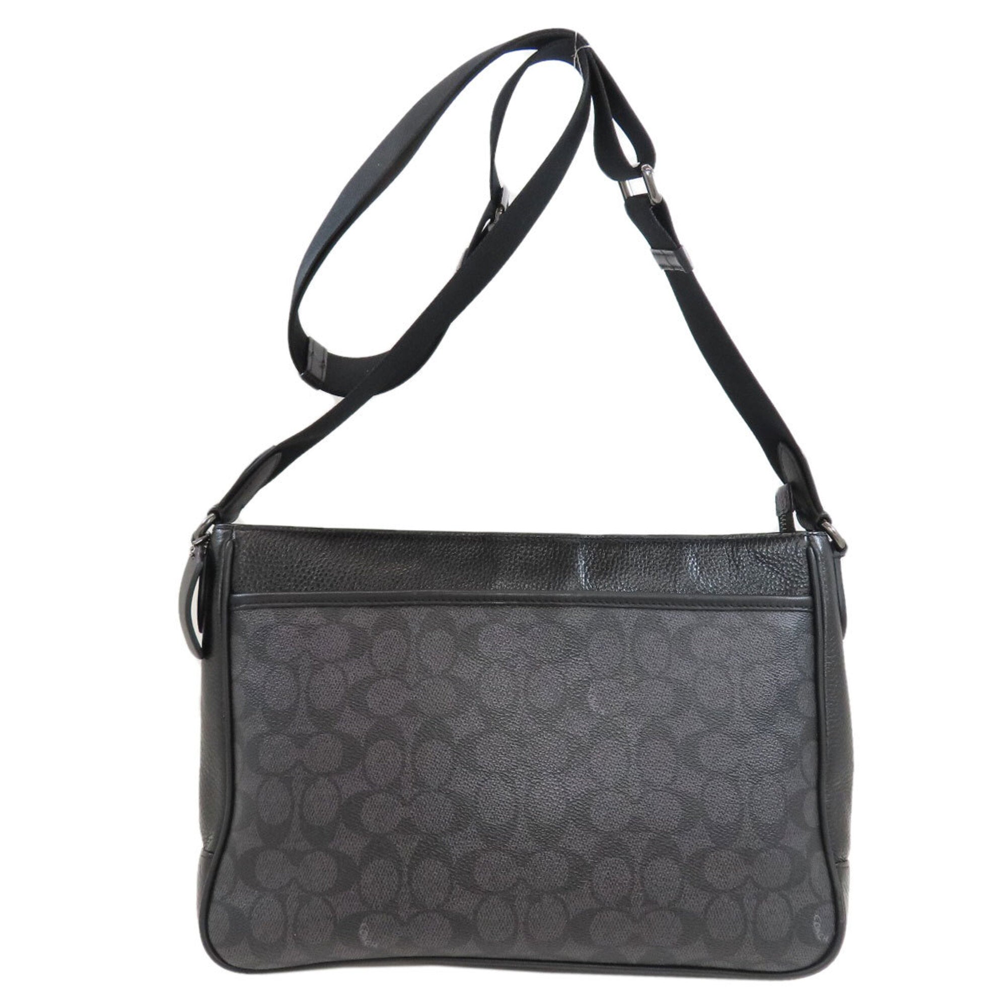 Coach Black Pvc Shoulder Bag (Pre-Owned)