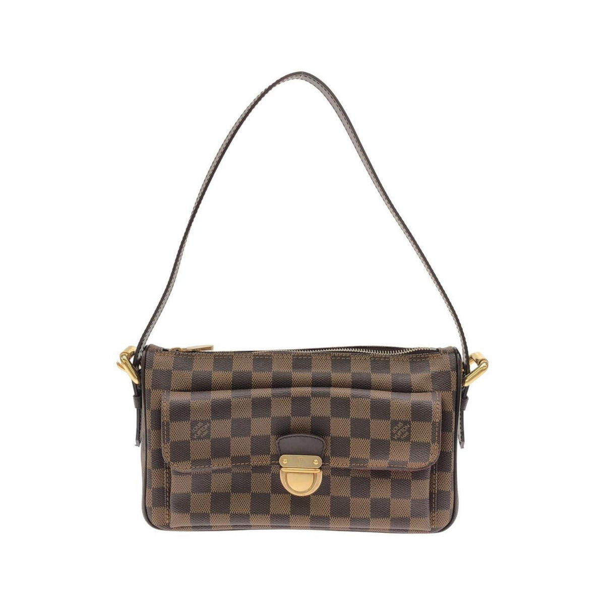 Louis Vuitton Ebene Coated Canvas Shoulder Bag (Pre-Owned)