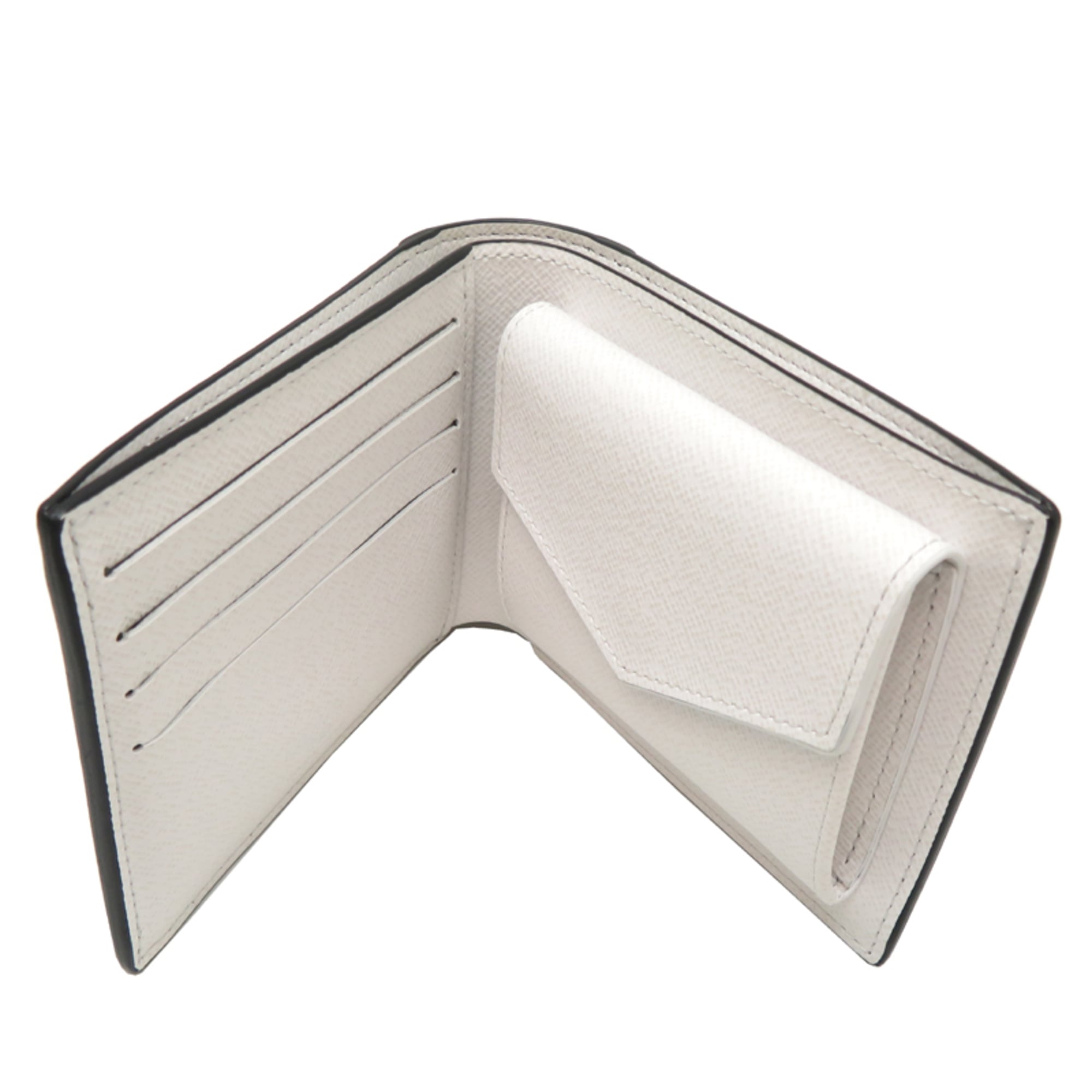 Louis Vuitton White Taigarama Wallet (Bi-Fold) (Pre-Owned)
