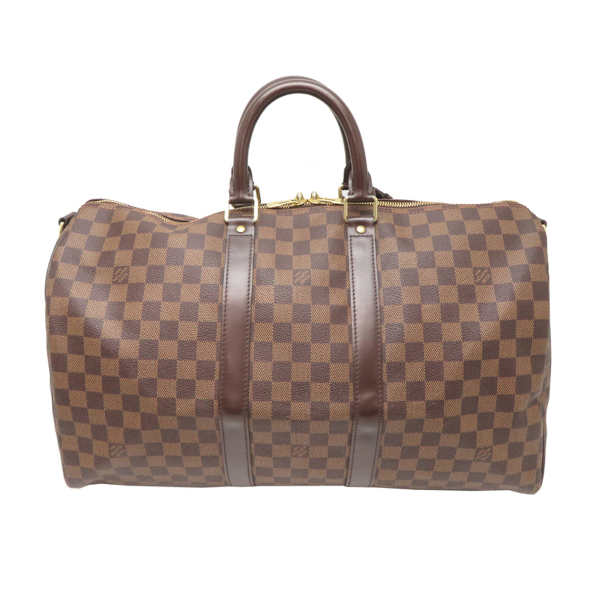 Louis Vuitton Brown Damier Canvas Boston Bag (Pre-Owned)