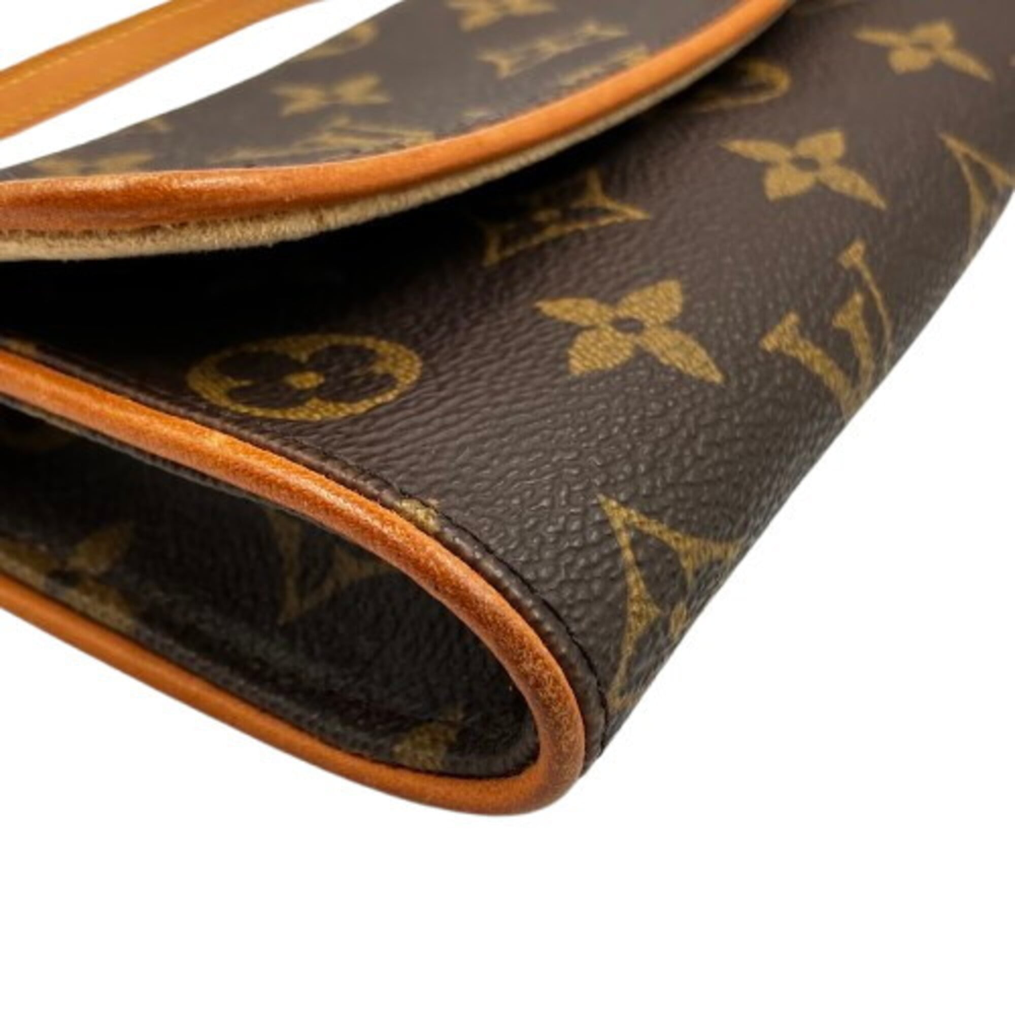 Louis Vuitton Monogram Brown Pvc Pochette Shoulder Bag (Pre-Owned)