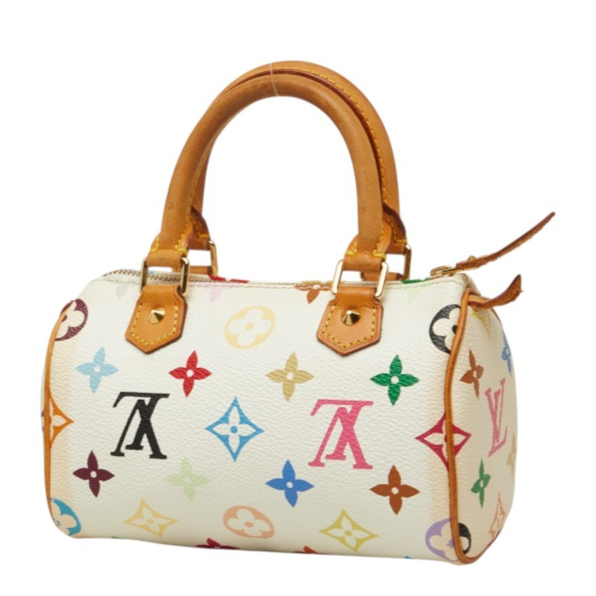 Louis Vuitton Monogram Multi-Color White Pvc Leather Handbag Shoulder Bag (Pre-Owned)
